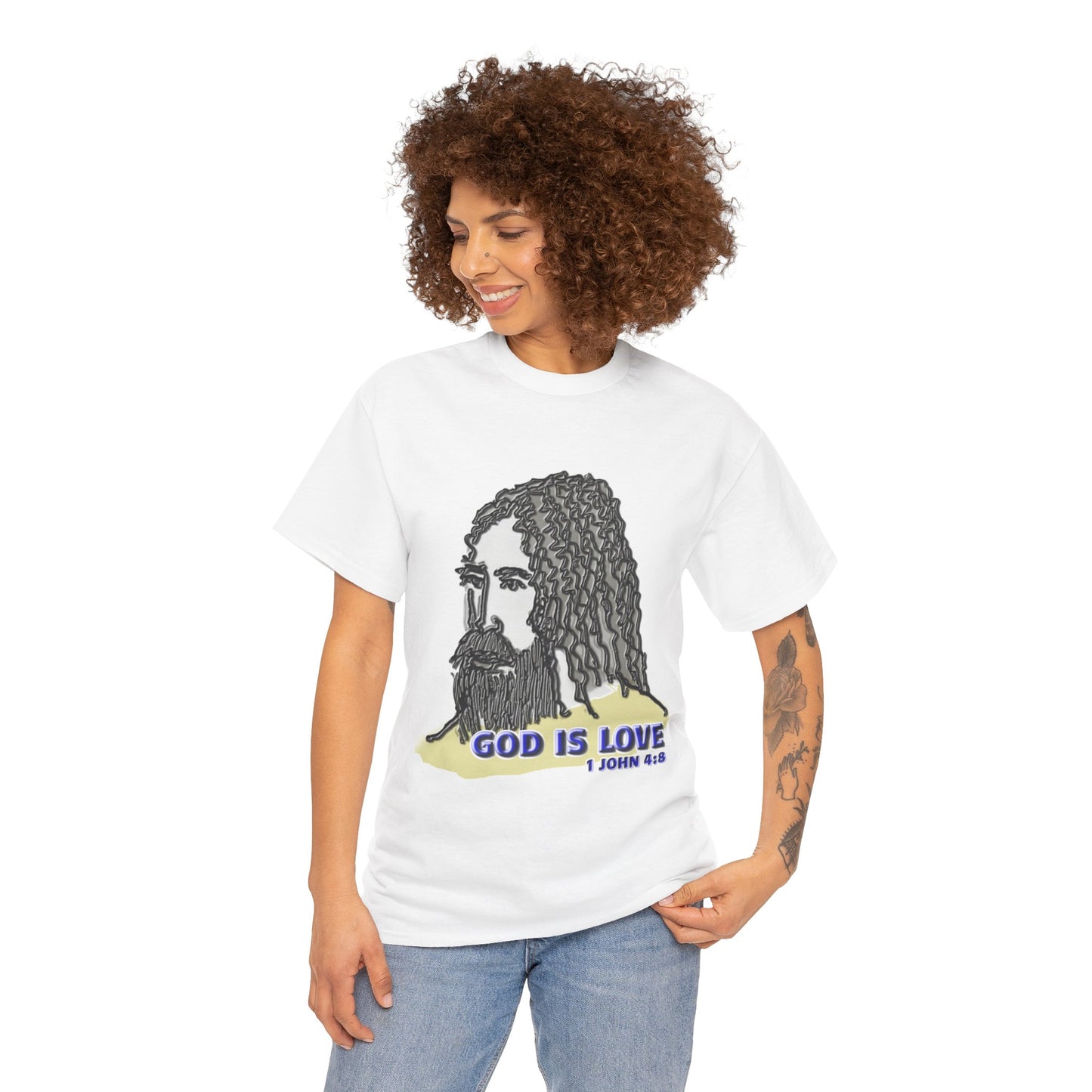 God is love the d’Avi Collection - T-Shirt, Religious T-Shirt, Faith Inspired Gift, Spiritual Apparel, Church Wear