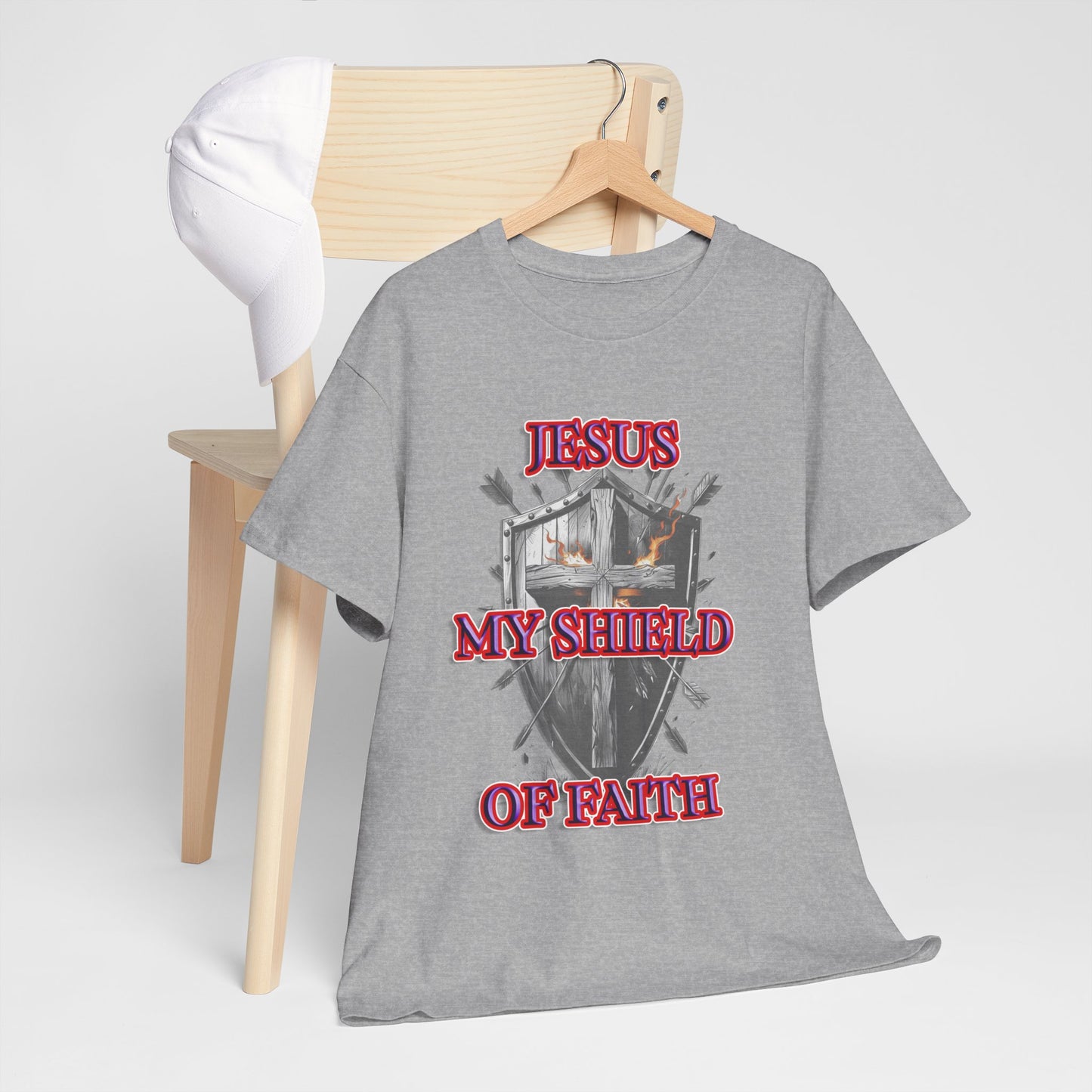Shield of faith - Religious T-Shirt, Faith Inspired Gift, Spiritual Apparel, Church Wear