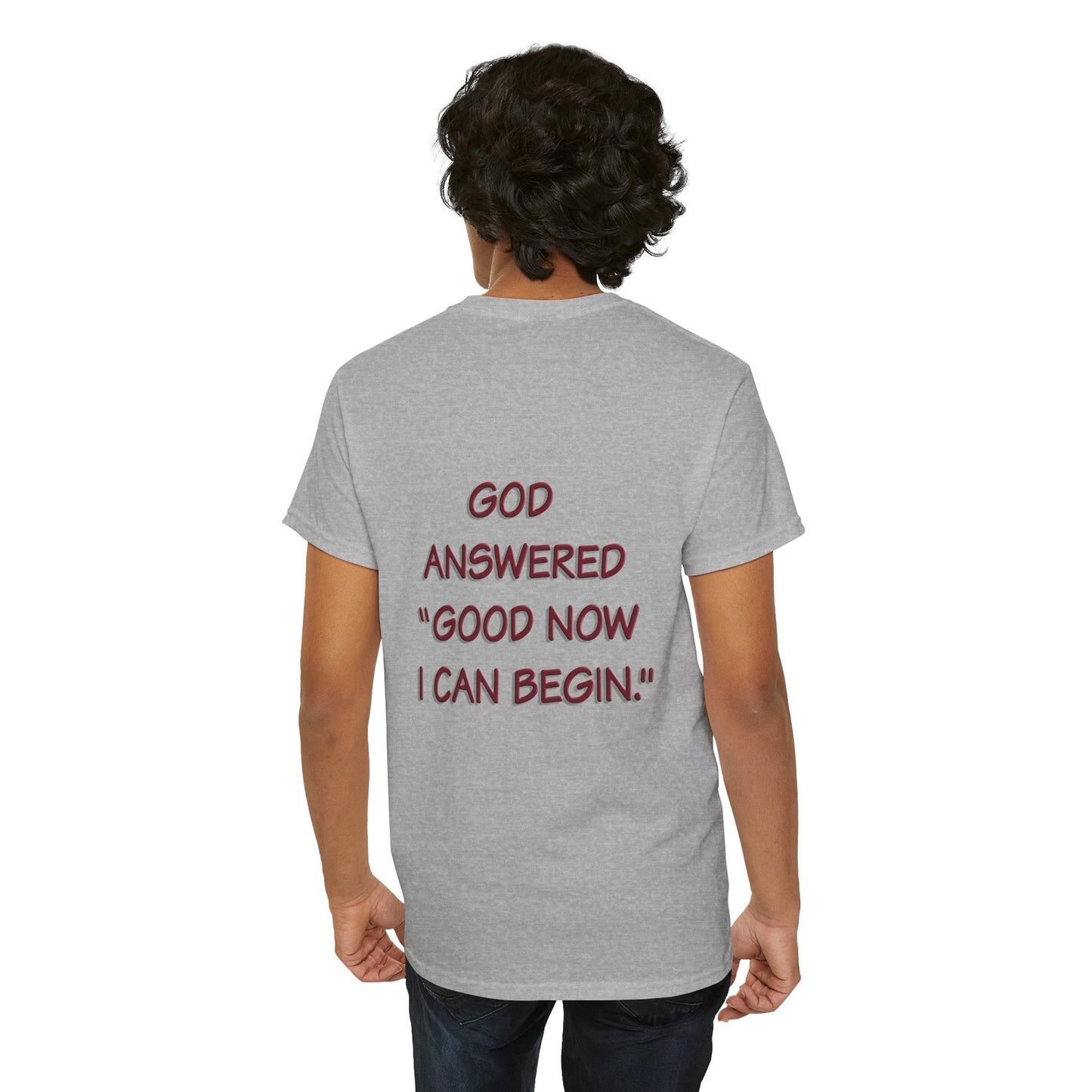Faith Quote Unisex Tee - I'm Done, God Faith T-Shirt