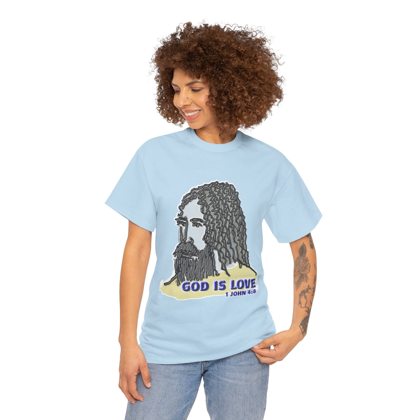 God is love the d’Avi Collection - T-Shirt, Religious T-Shirt, Faith Inspired Gift, Spiritual Apparel, Church Wear