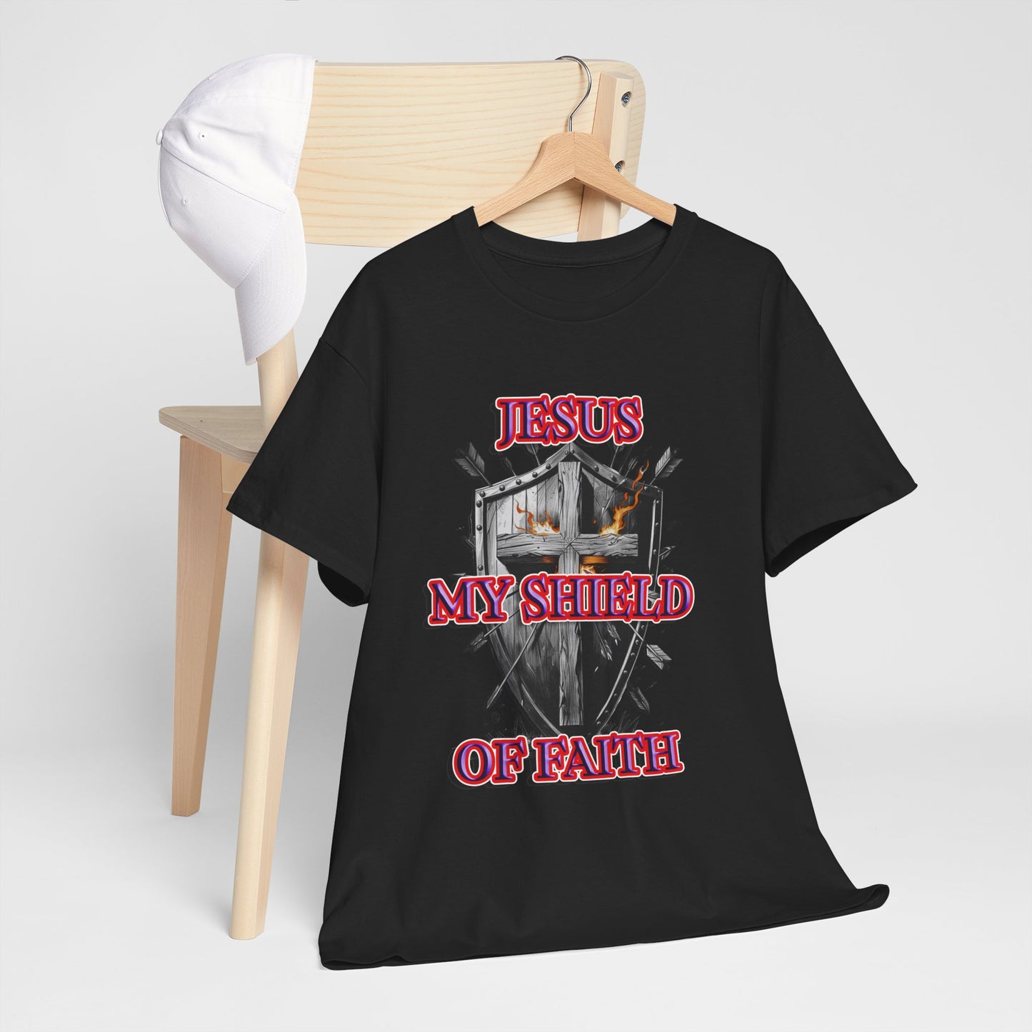 Shield of faith - Religious T-Shirt, Faith Inspired Gift, Spiritual Apparel, Church Wear