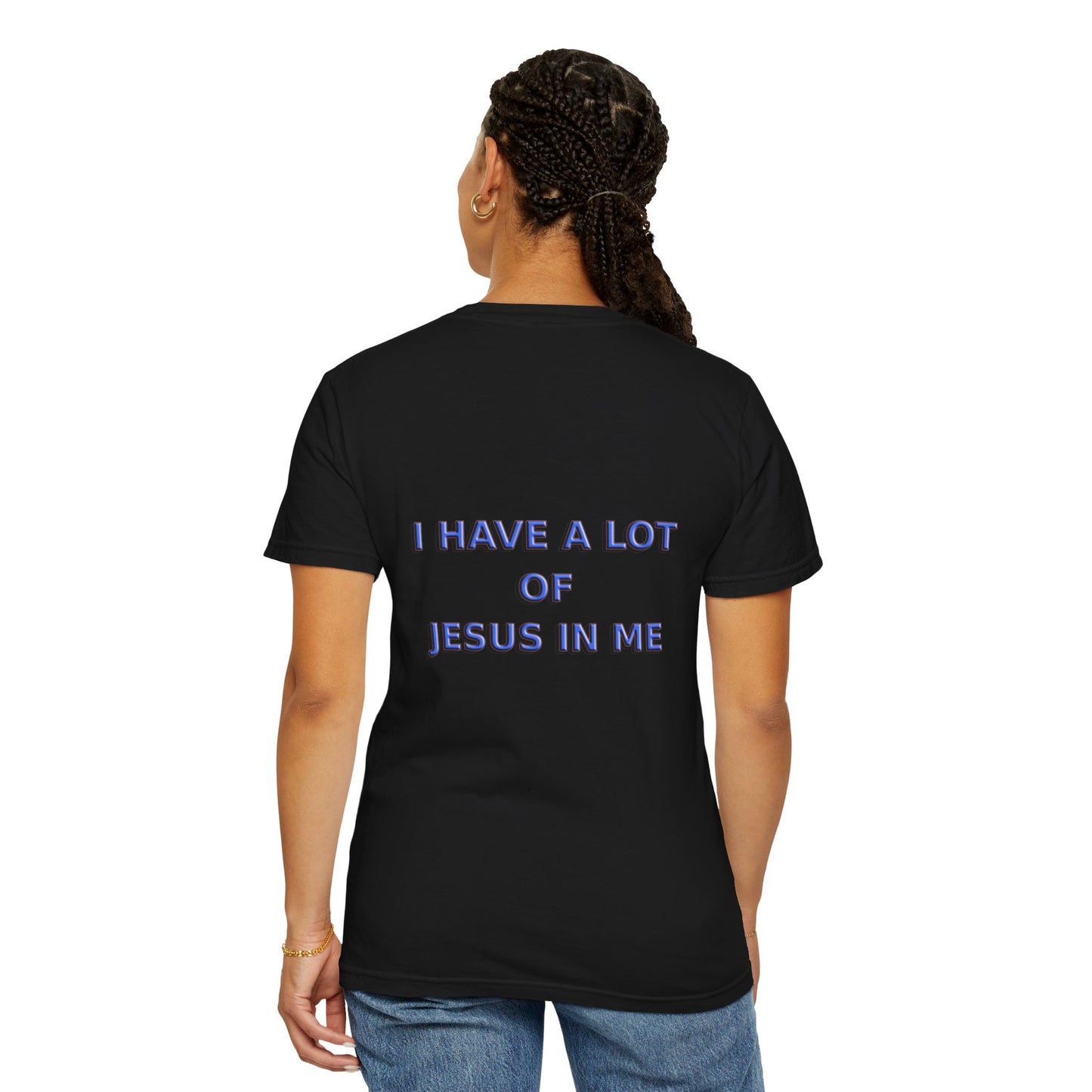 Jesus Pocket T-Shirt, Funny Religious Tee, Unisex Graphic Tee, Gift for Believers, Church Wear, Faith-Based Apparel