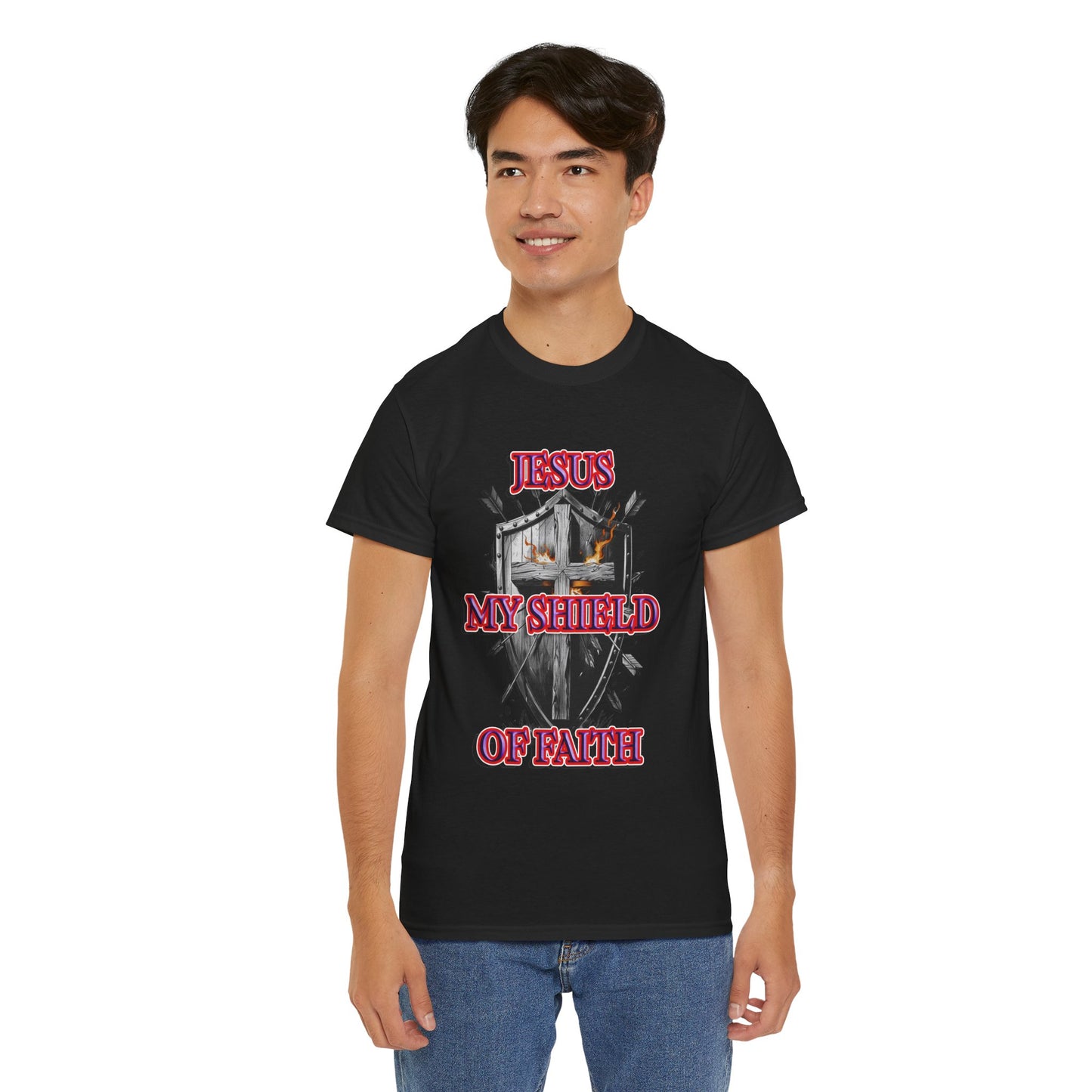 Shield of faith - Religious T-Shirt, Faith Inspired Gift, Spiritual Apparel, Church Wear