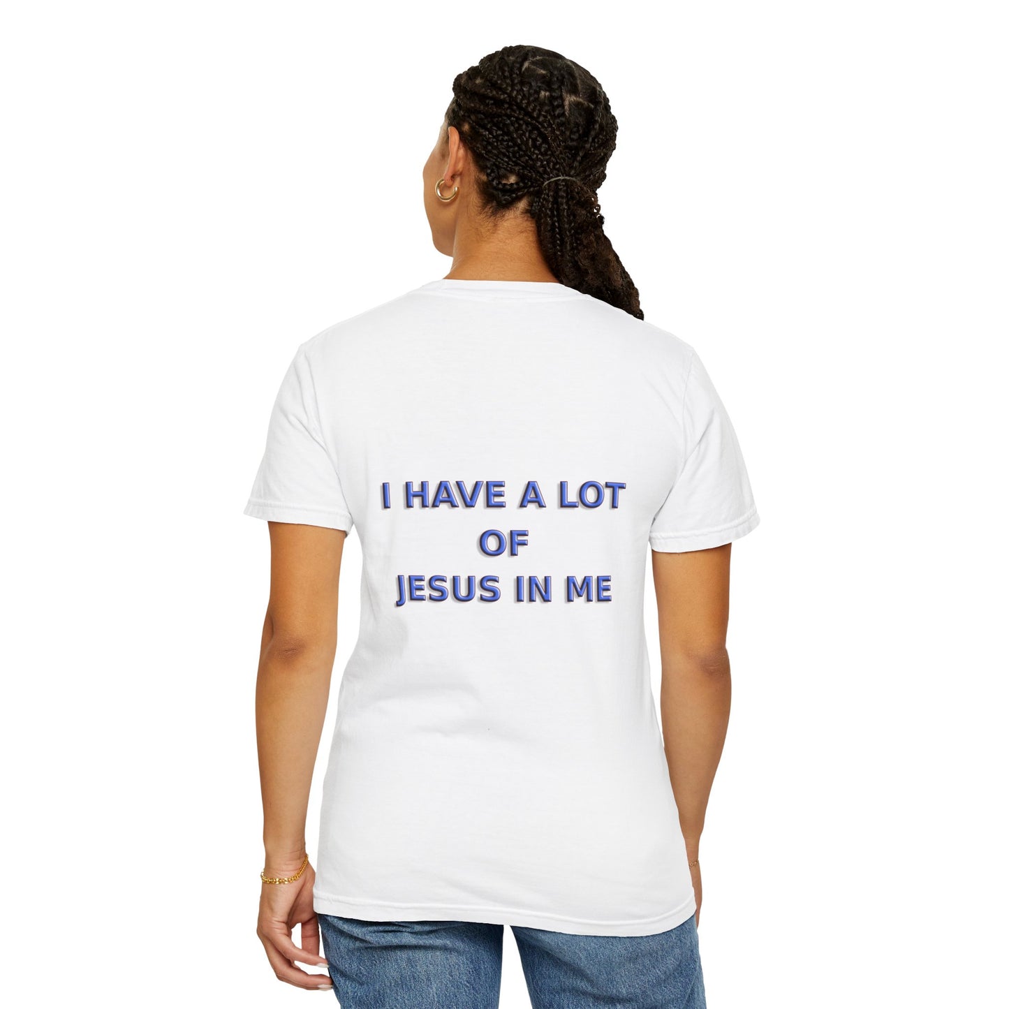 Jesus Pocket T-Shirt, Funny Religious Tee, Unisex Graphic Tee, Gift for Believers, Church Wear, Faith-Based Apparel