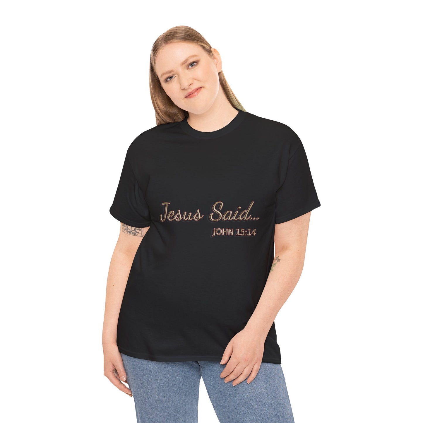 Faith Inspired T-Shirt - My Friend Is Jesus if I Follow His Commands