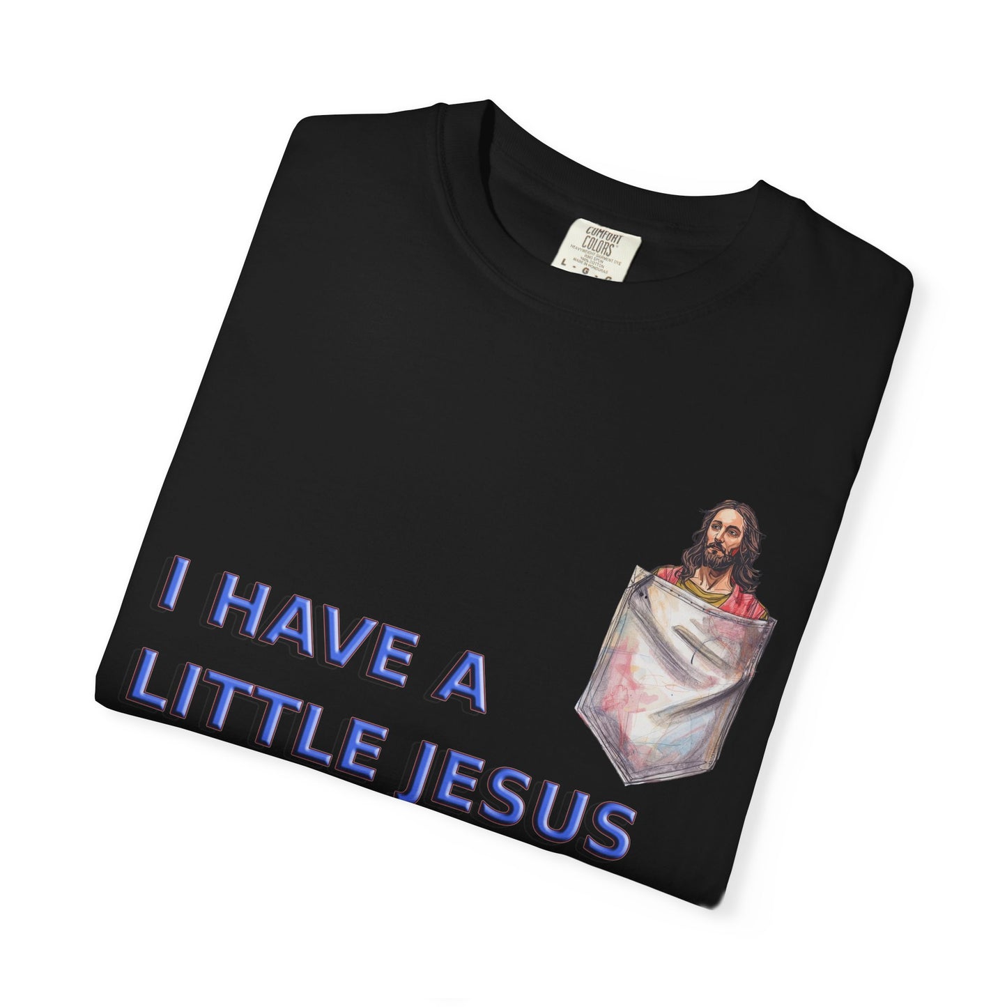 Jesus Pocket T-Shirt, Funny Religious Tee, Unisex Graphic Tee, Gift for Believers, Church Wear, Faith-Based Apparel