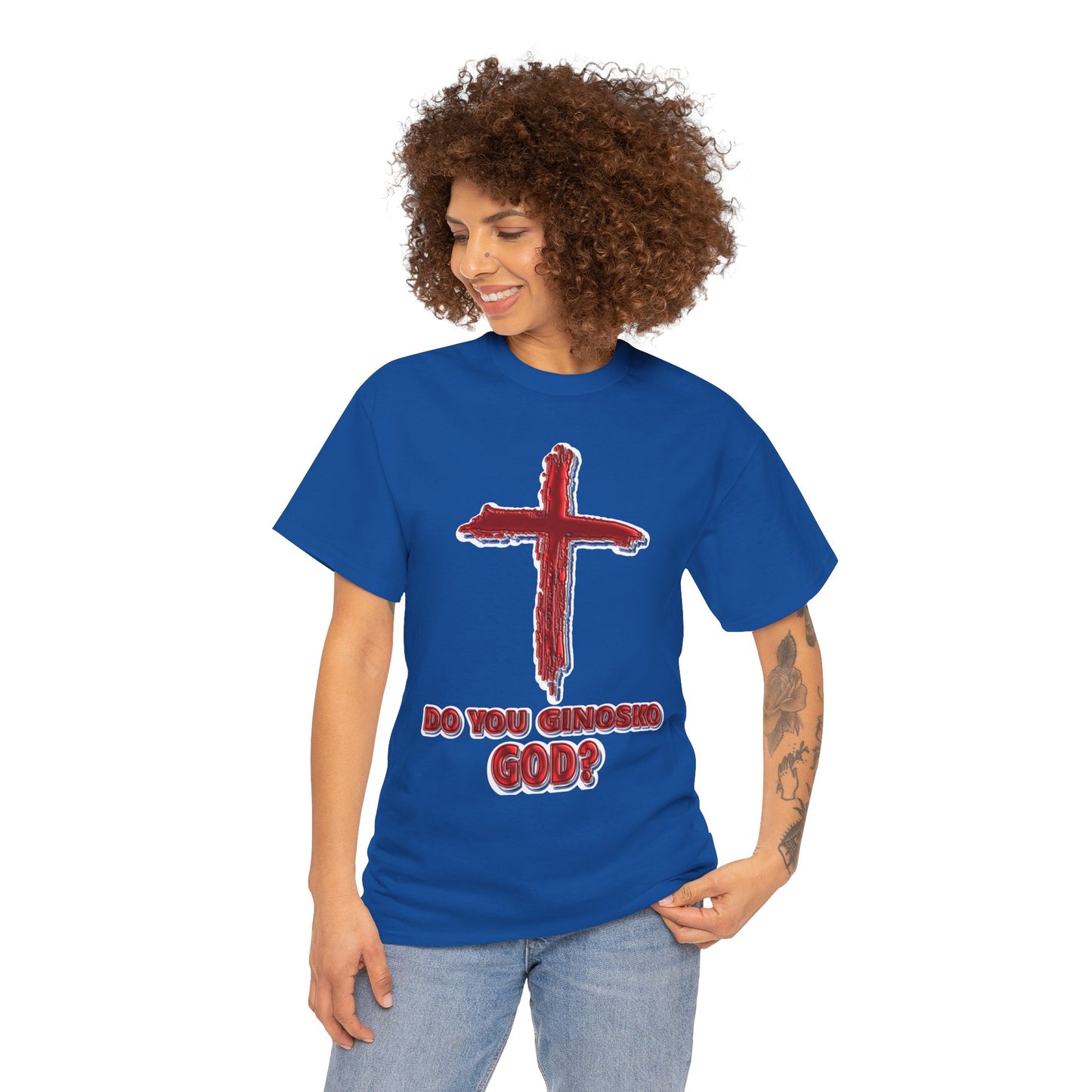 GInosko God - Religious T-Shirt, Faith Inspired Gift, Spiritual Apparel, Church Wear