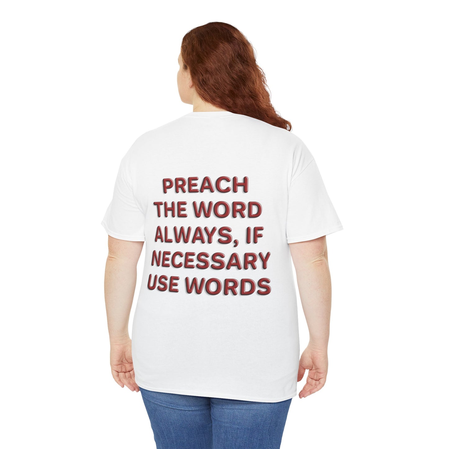 Preach the d’Avi Collection - T-Shirt, Religious T-Shirt, Faith Inspired Gift, Spiritual Apparel, Church Wear