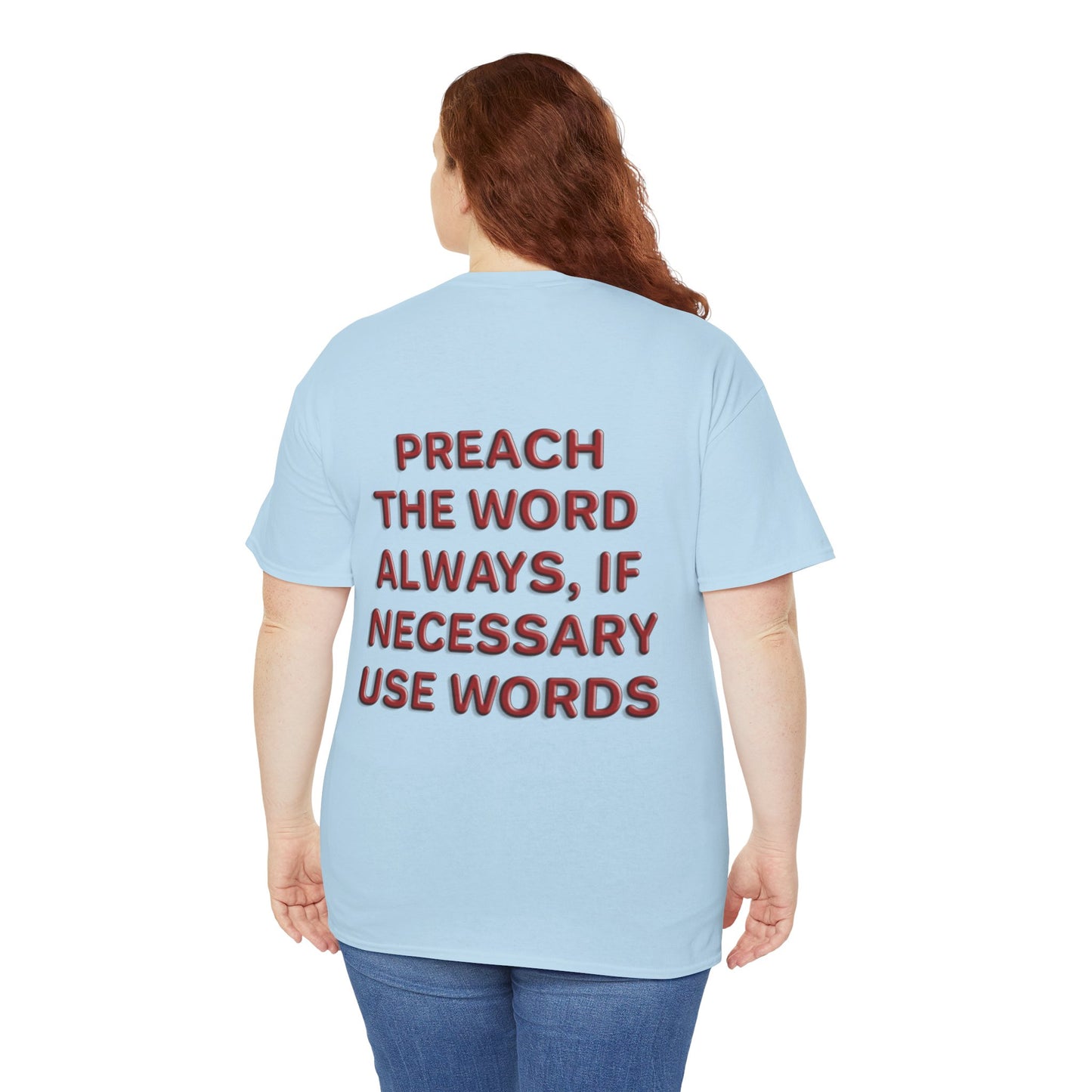 Preach the d’Avi Collection - T-Shirt, Religious T-Shirt, Faith Inspired Gift, Spiritual Apparel, Church Wear