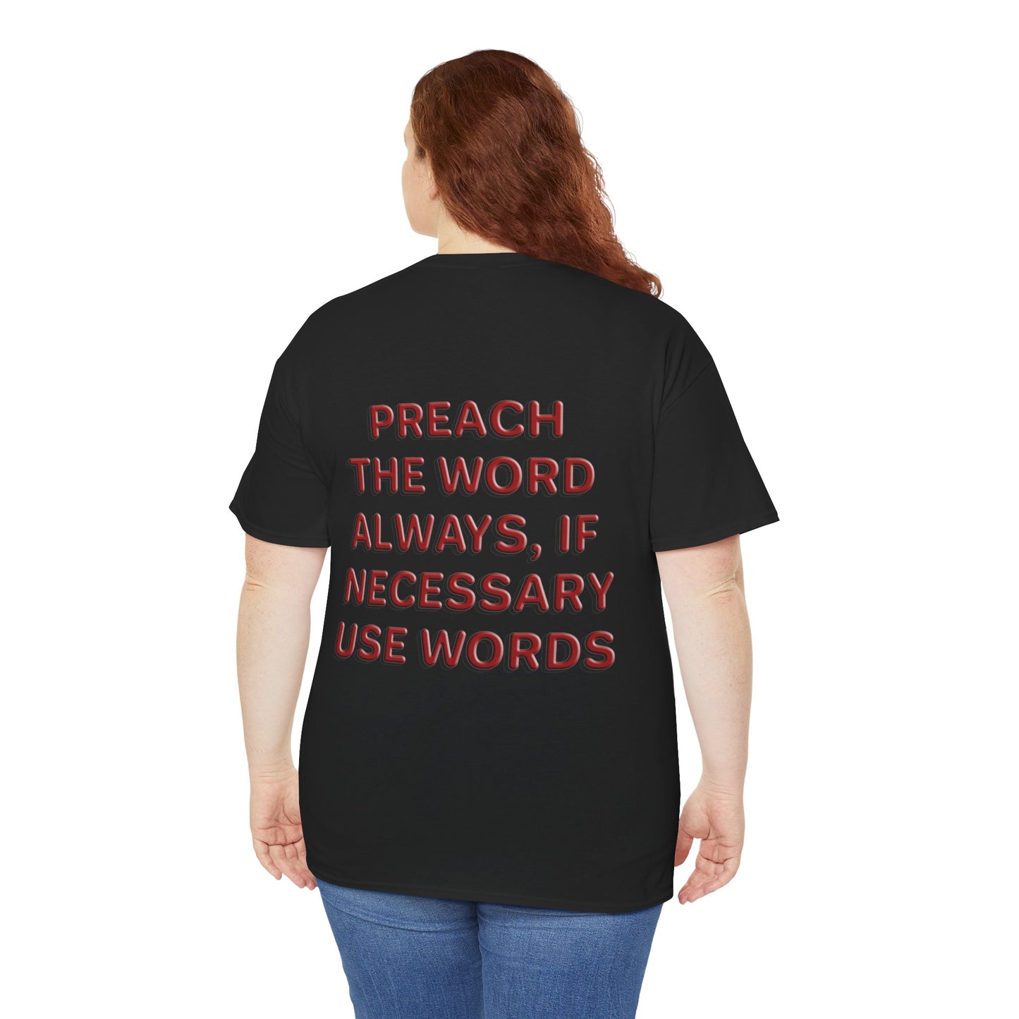 Preach the d’Avi Collection - T-Shirt, Religious T-Shirt, Faith Inspired Gift, Spiritual Apparel, Church Wear