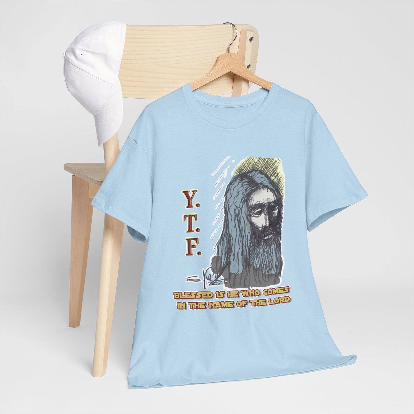 Y.T.F. the d’Avi Collection - T-Shirt, Religious T-Shirt, Faith Inspired Gift, Spiritual Apparel, Church Wear