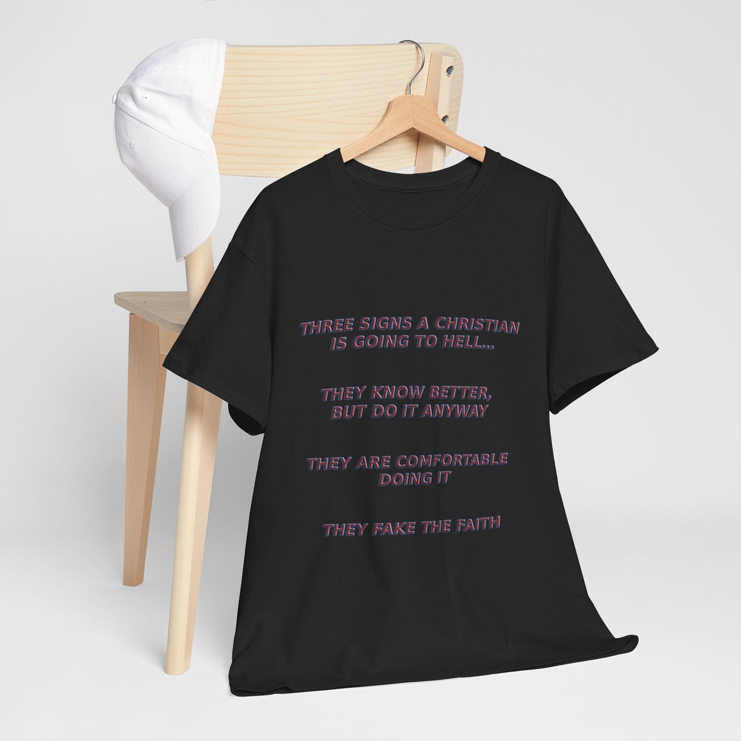 Christian Going To Hell Signs - Religious T-Shirt, Faith Inspired Gift, Spiritual Apparel, Church Wear