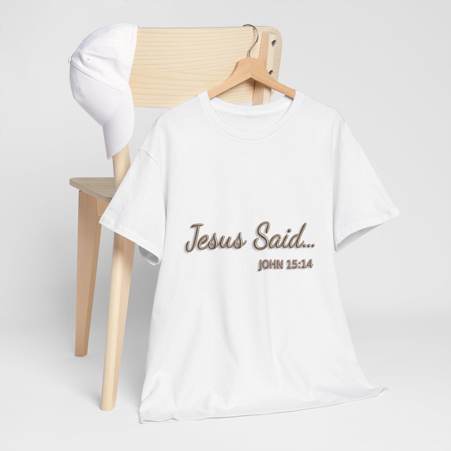 Faith Inspired T-Shirt - My Friend Is Jesus if I Follow His Commands