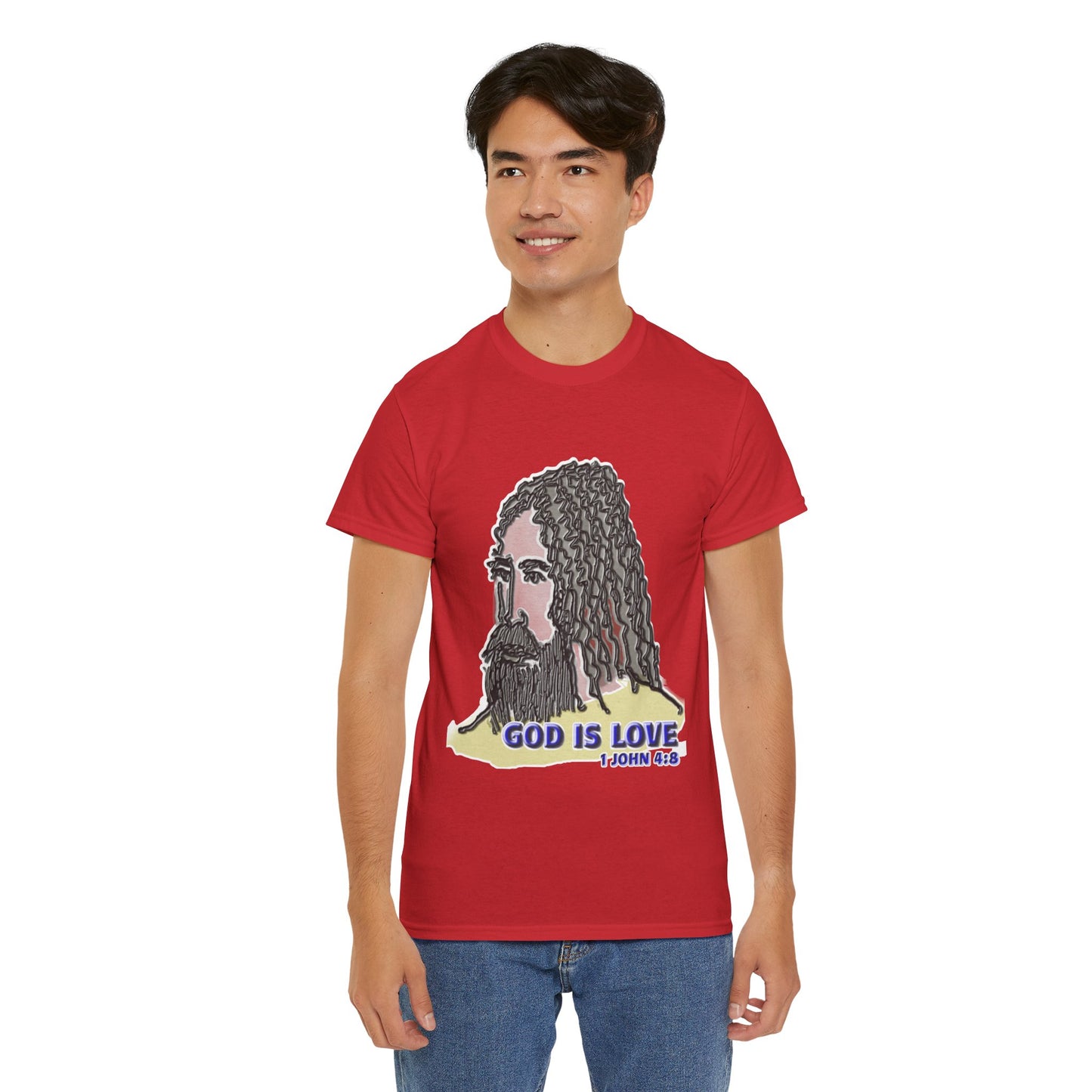 God is love the d’Avi Collection - T-Shirt, Religious T-Shirt, Faith Inspired Gift, Spiritual Apparel, Church Wear