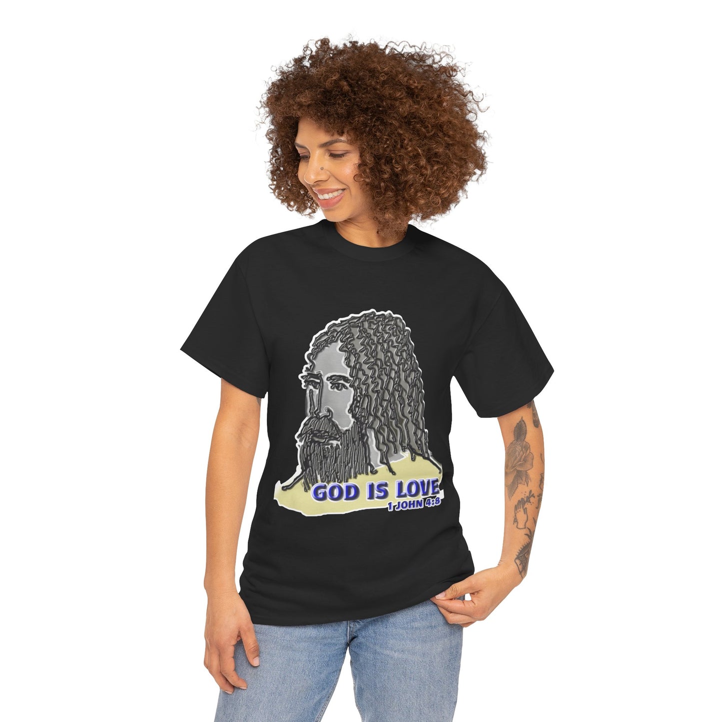 God is love the d’Avi Collection - T-Shirt, Religious T-Shirt, Faith Inspired Gift, Spiritual Apparel, Church Wear