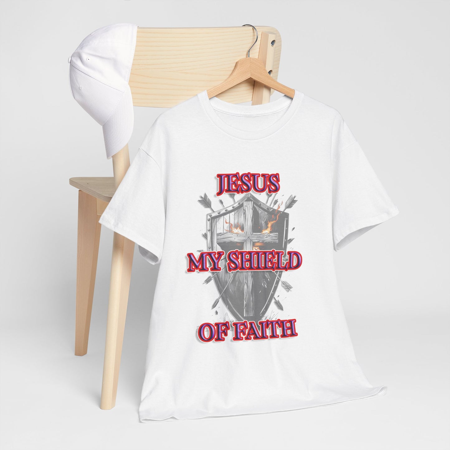 Shield of faith - Religious T-Shirt, Faith Inspired Gift, Spiritual Apparel, Church Wear