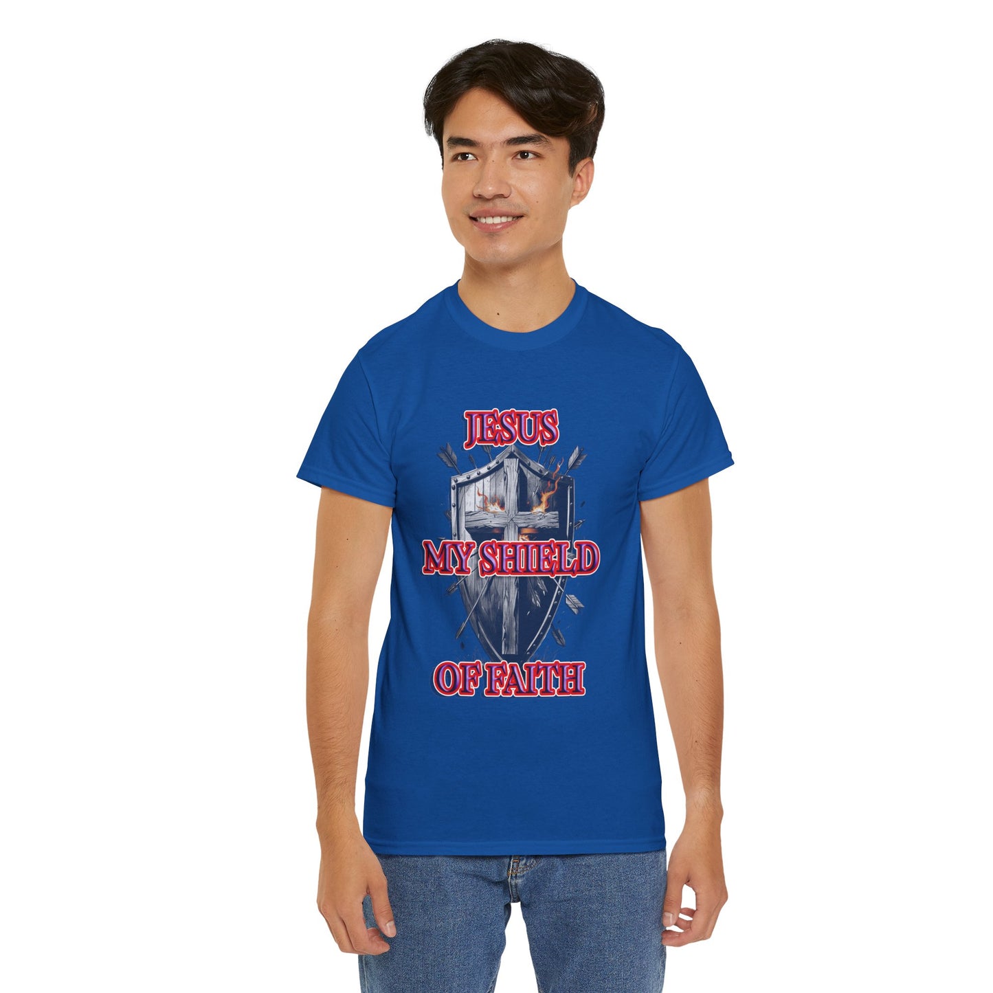 Shield of faith - Religious T-Shirt, Faith Inspired Gift, Spiritual Apparel, Church Wear