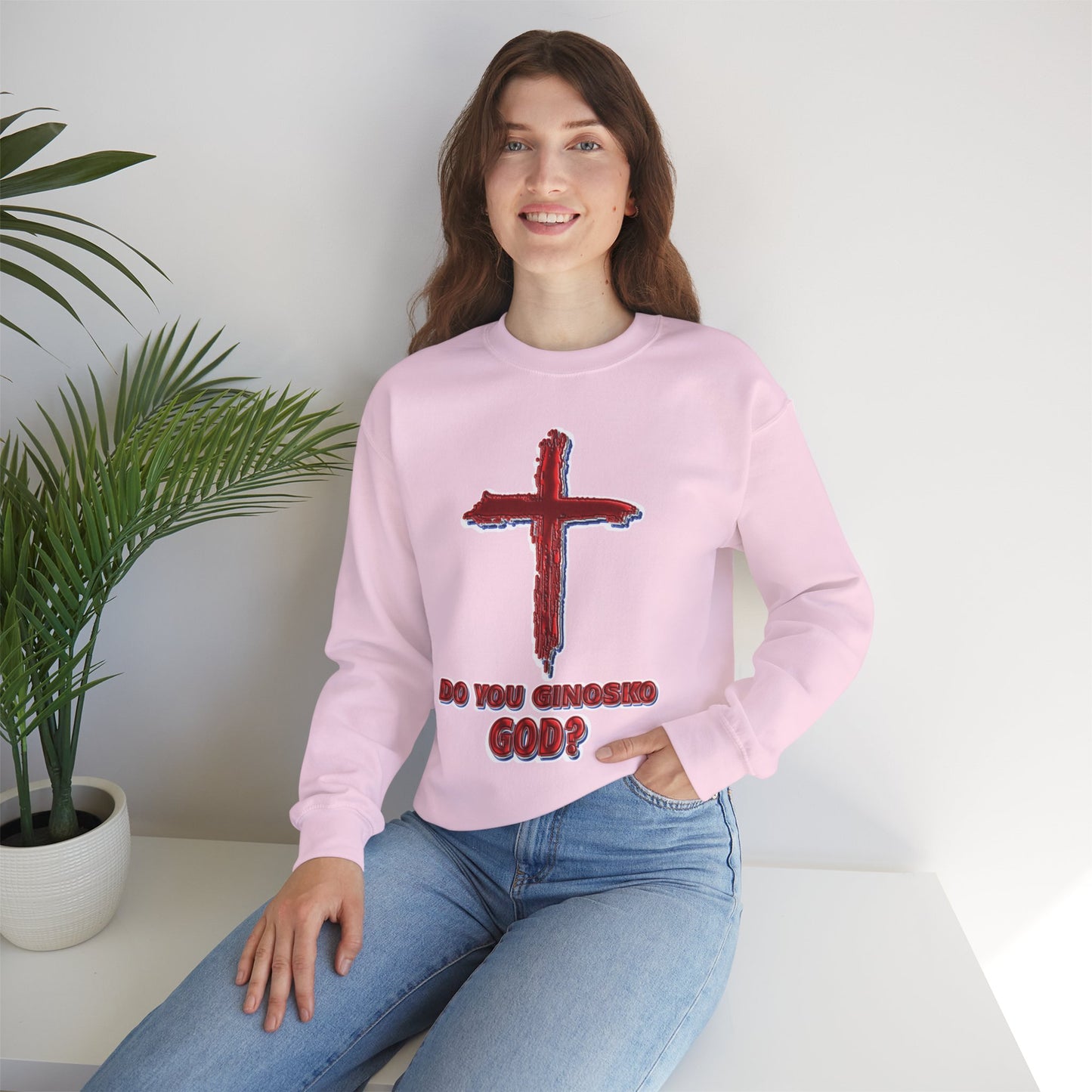 Religious Crewneck Sweatshirt, Faith Apparel, Christian Gift, Inspirational Clothing, Everyday Wear