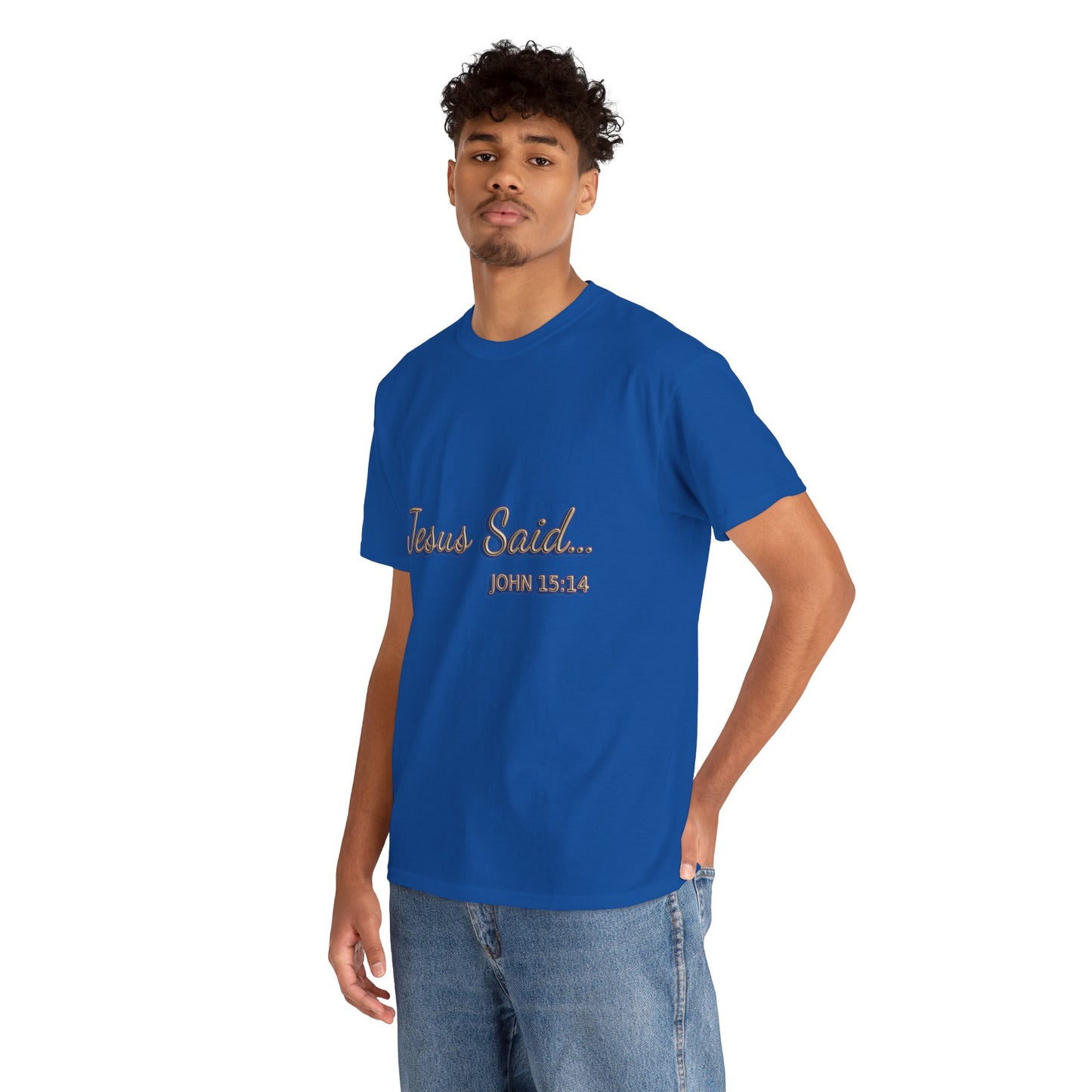 Faith Inspired T-Shirt - My Friend Is Jesus if I Follow His Commands