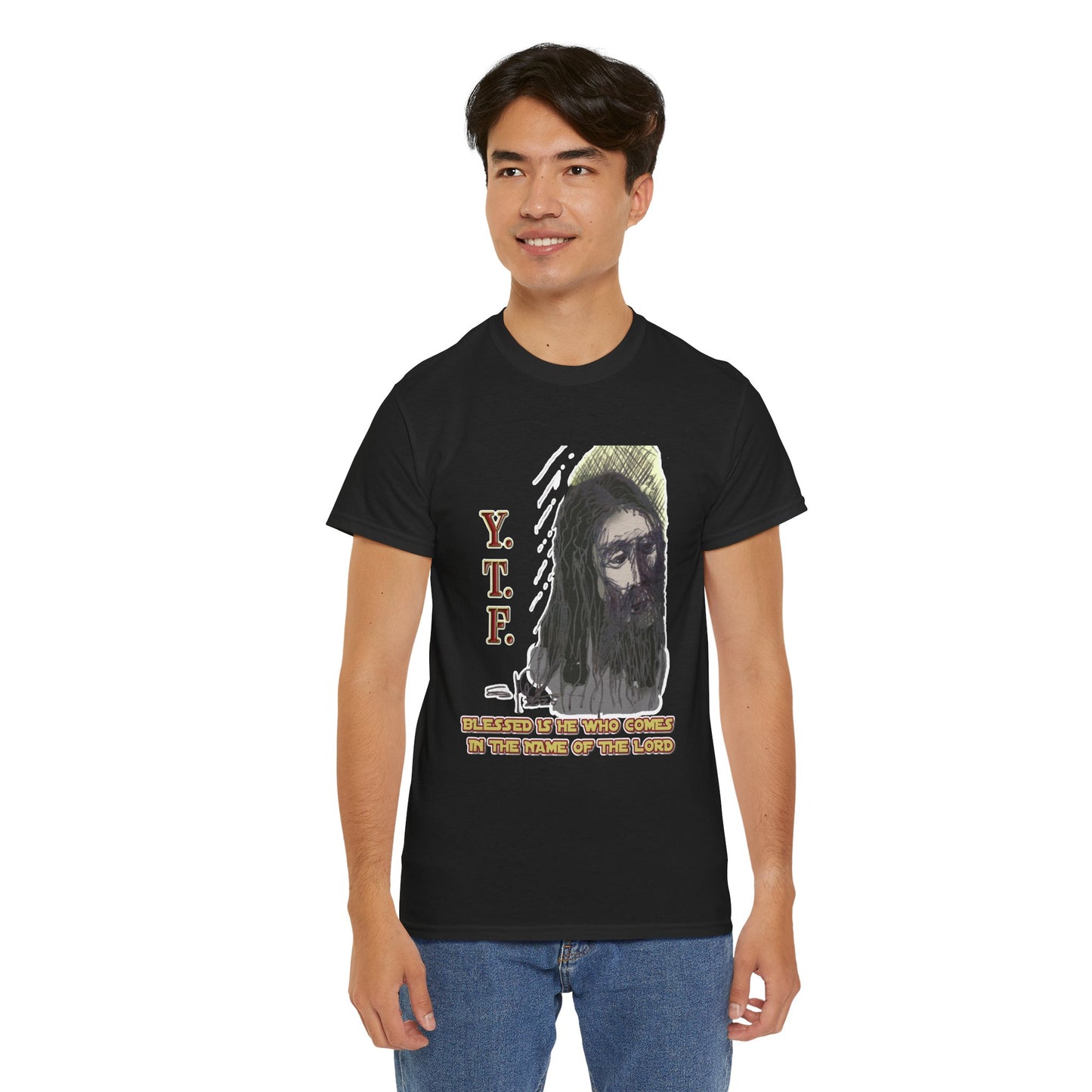 Y.T.F. the d’Avi Collection - T-Shirt, Religious T-Shirt, Faith Inspired Gift, Spiritual Apparel, Church Wear