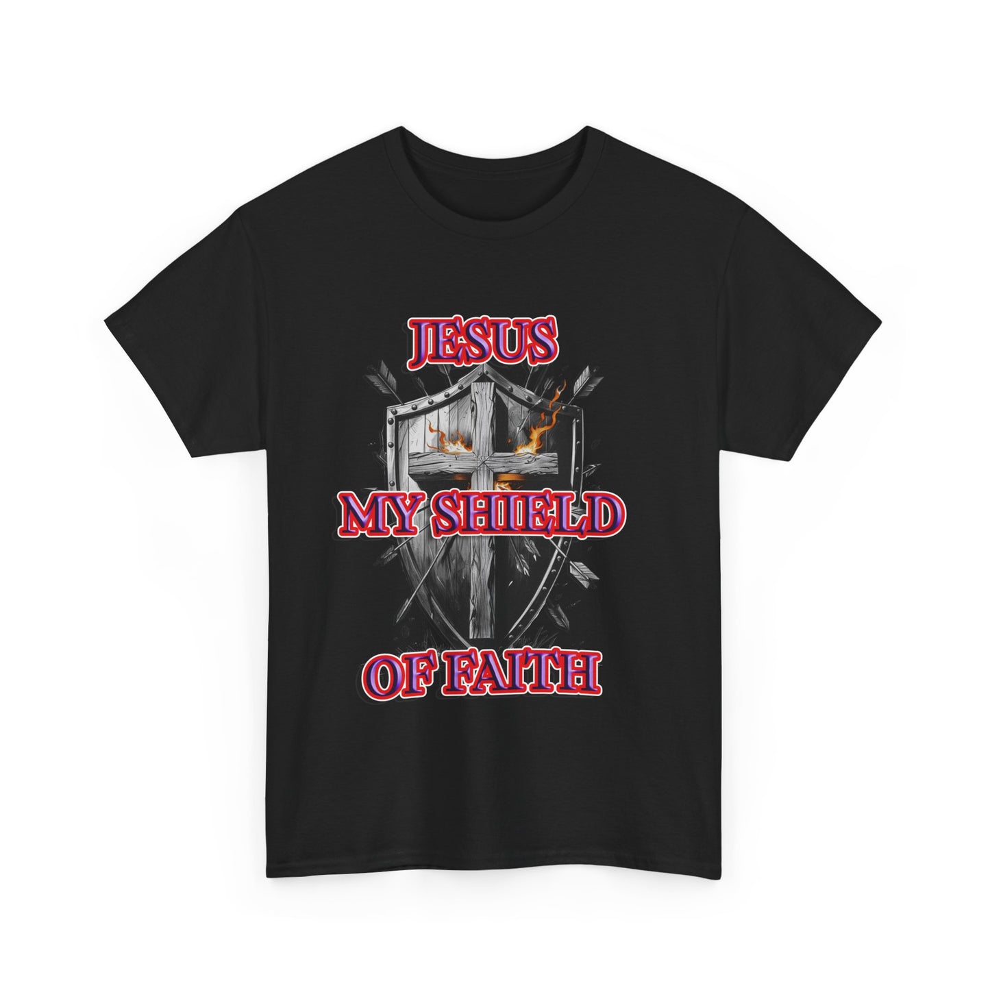 Shield of faith - Religious T-Shirt, Faith Inspired Gift, Spiritual Apparel, Church Wear
