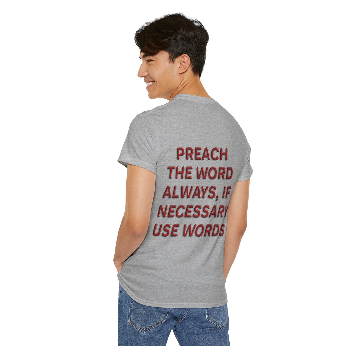 Preach the d’Avi Collection - T-Shirt, Religious T-Shirt, Faith Inspired Gift, Spiritual Apparel, Church Wear