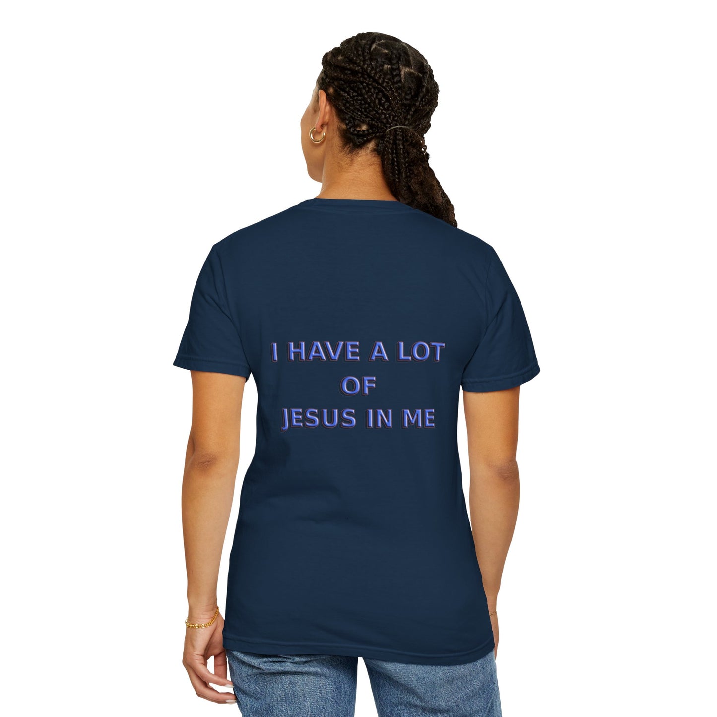 Jesus Pocket T-Shirt, Funny Religious Tee, Unisex Graphic Tee, Gift for Believers, Church Wear, Faith-Based Apparel