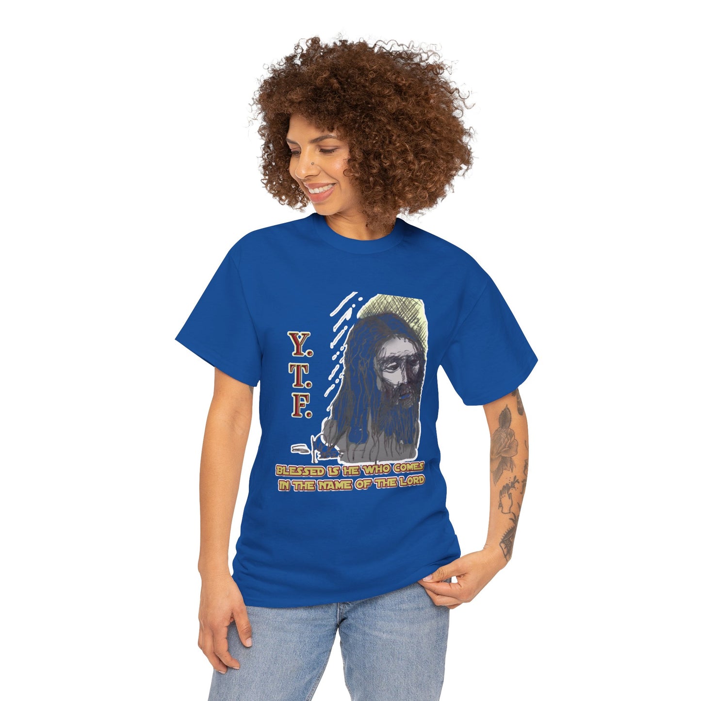 Y.T.F. the d’Avi Collection - T-Shirt, Religious T-Shirt, Faith Inspired Gift, Spiritual Apparel, Church Wear