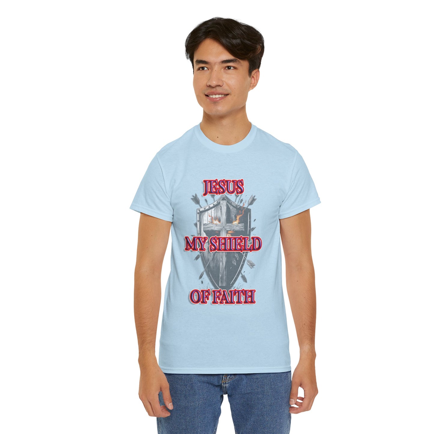 Shield of faith - Religious T-Shirt, Faith Inspired Gift, Spiritual Apparel, Church Wear