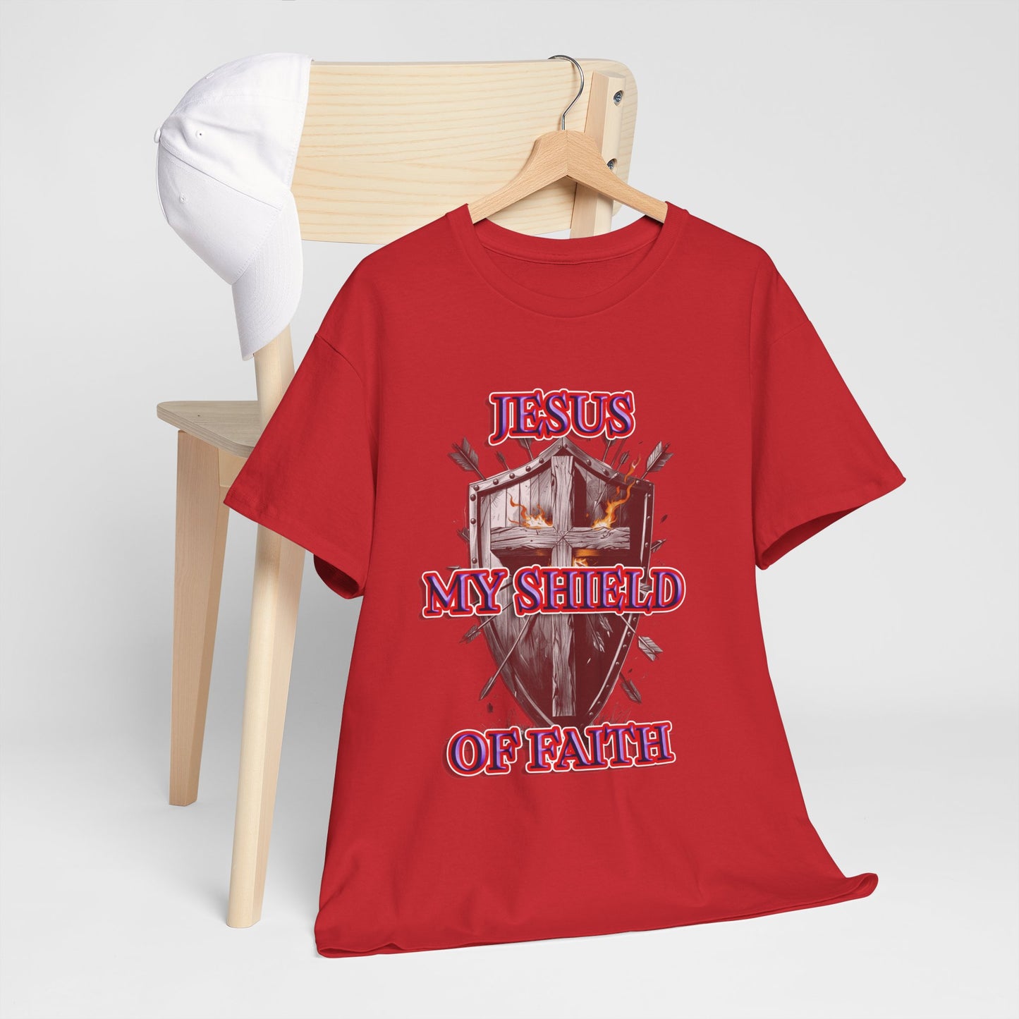 Shield of faith - Religious T-Shirt, Faith Inspired Gift, Spiritual Apparel, Church Wear
