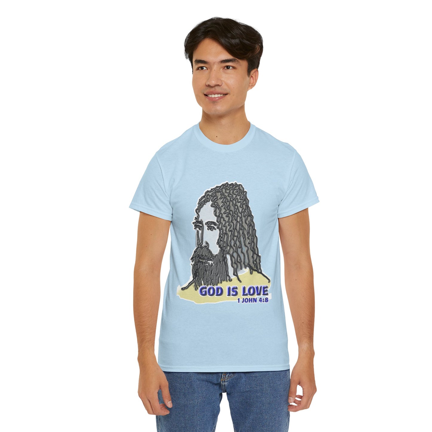 God is love the d’Avi Collection - T-Shirt, Religious T-Shirt, Faith Inspired Gift, Spiritual Apparel, Church Wear