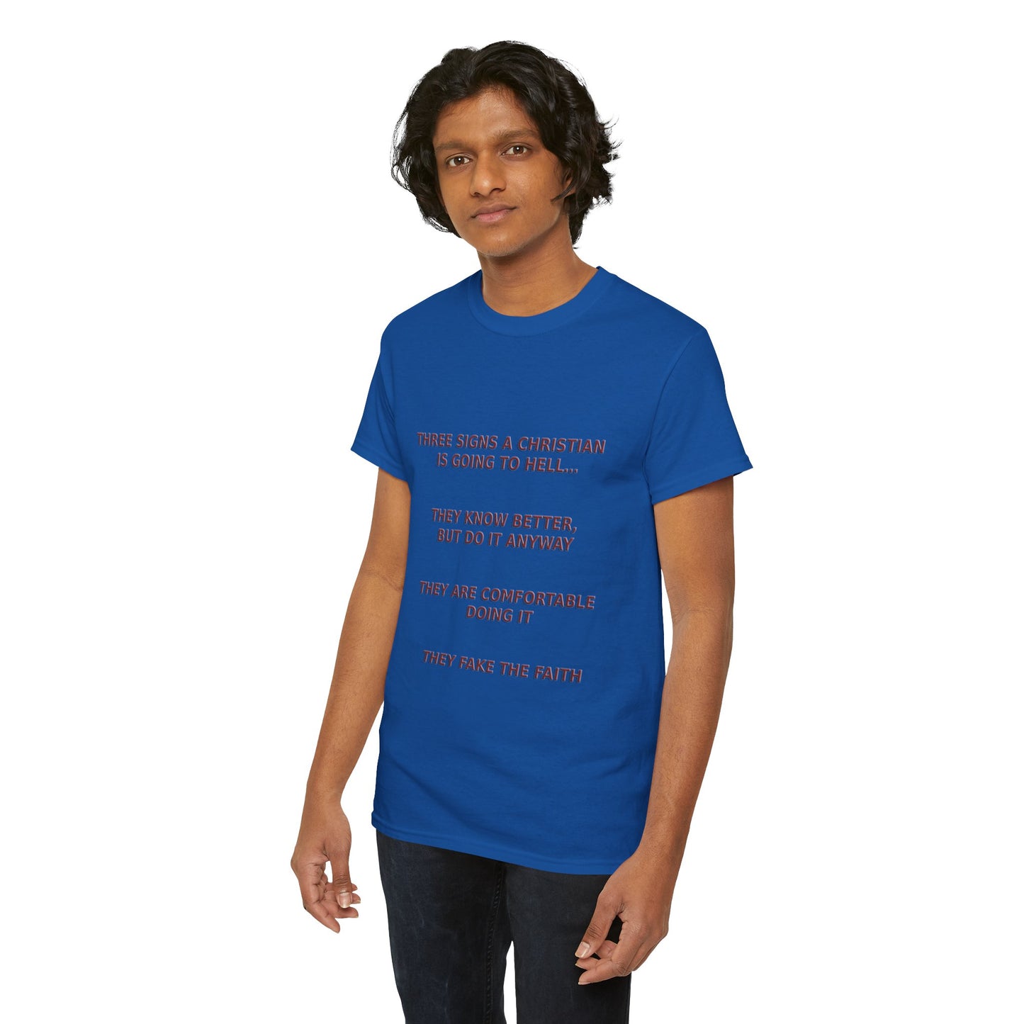 Christian Going To Hell Signs - Religious T-Shirt, Faith Inspired Gift, Spiritual Apparel, Church Wear