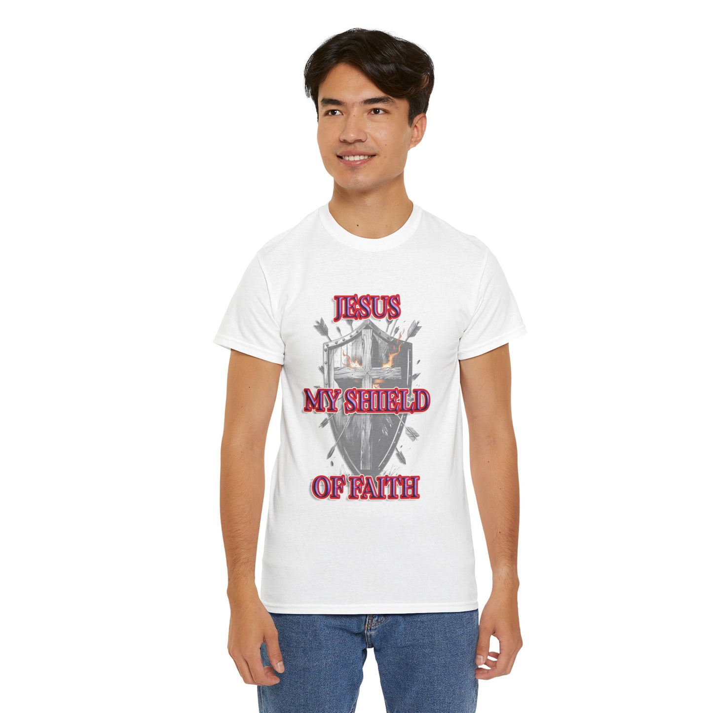 Shield of faith - Religious T-Shirt, Faith Inspired Gift, Spiritual Apparel, Church Wear