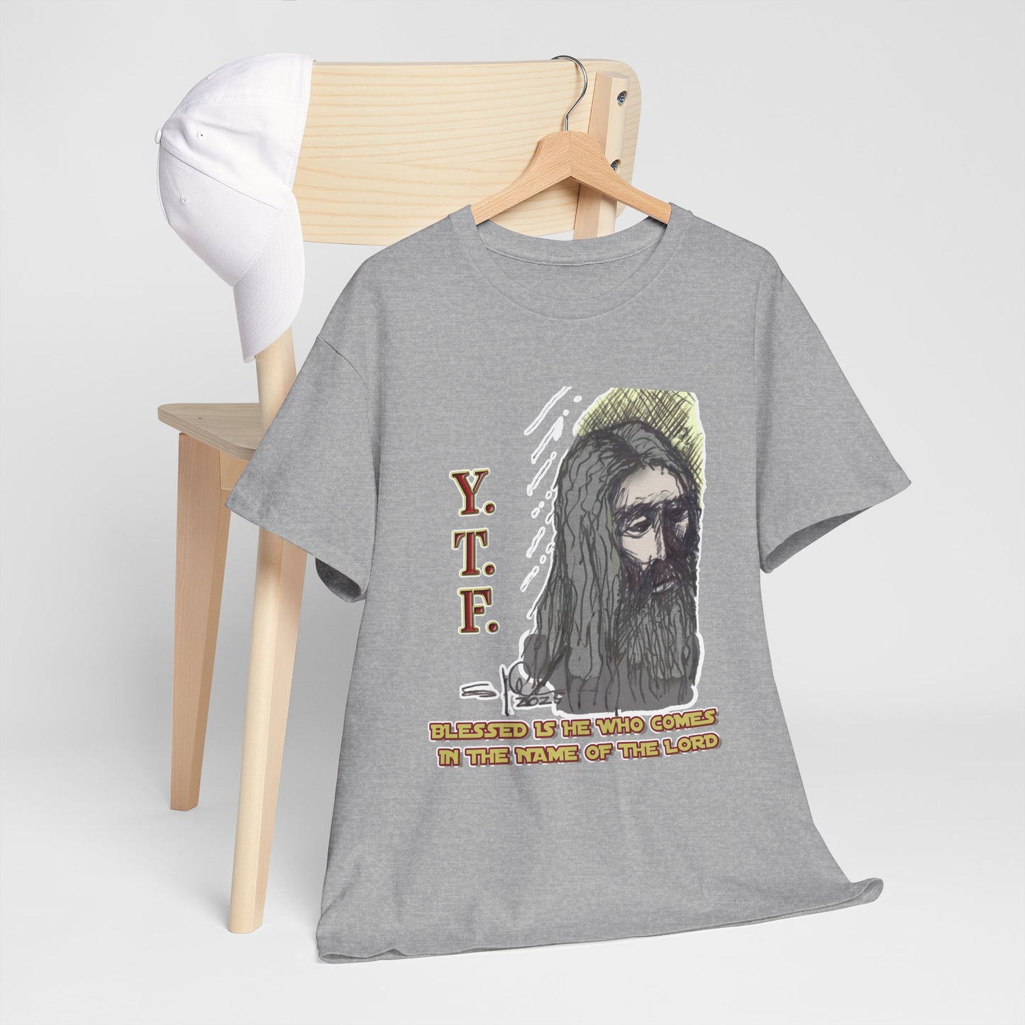 Y.T.F. the d’Avi Collection - T-Shirt, Religious T-Shirt, Faith Inspired Gift, Spiritual Apparel, Church Wear