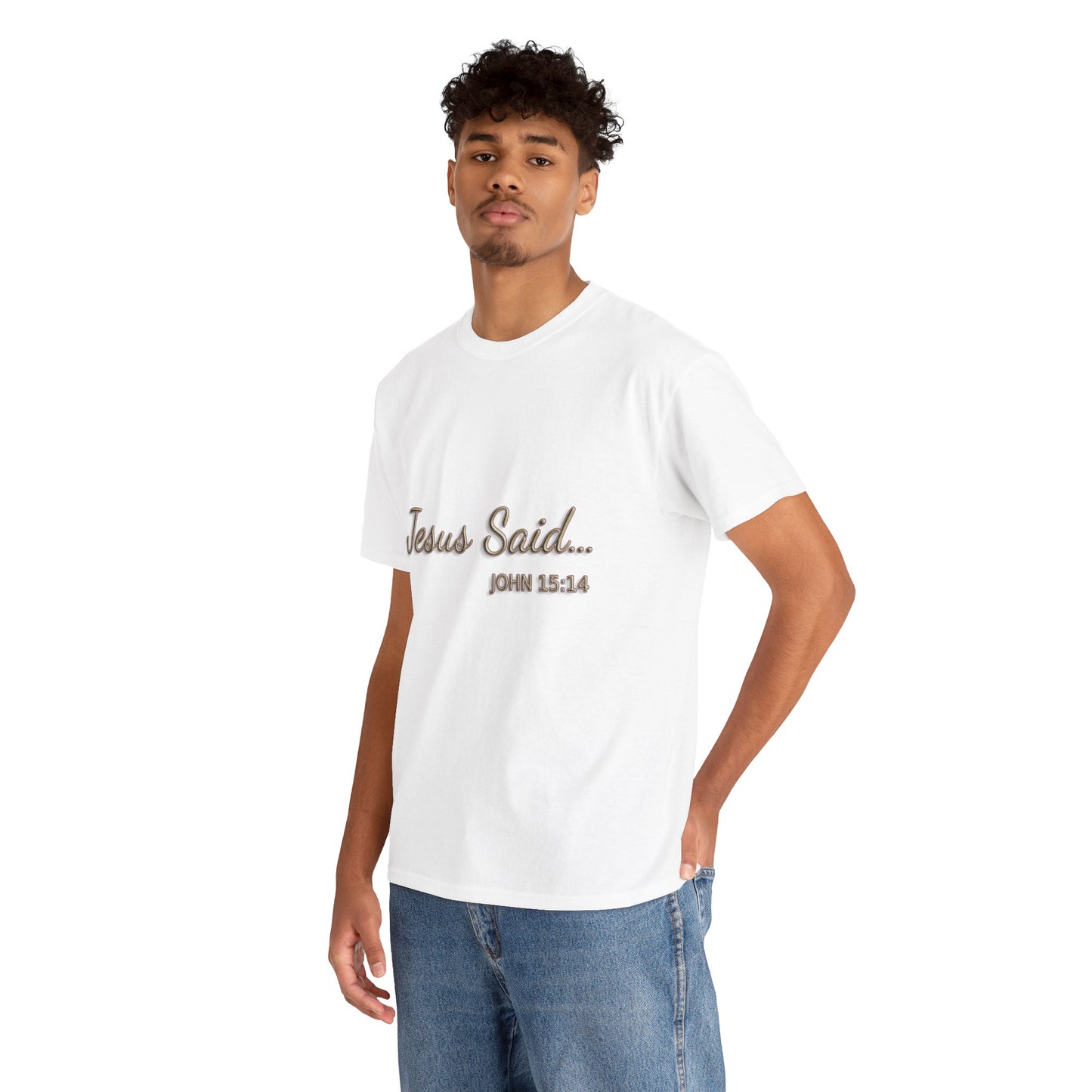 Faith Inspired T-Shirt - My Friend Is Jesus if I Follow His Commands