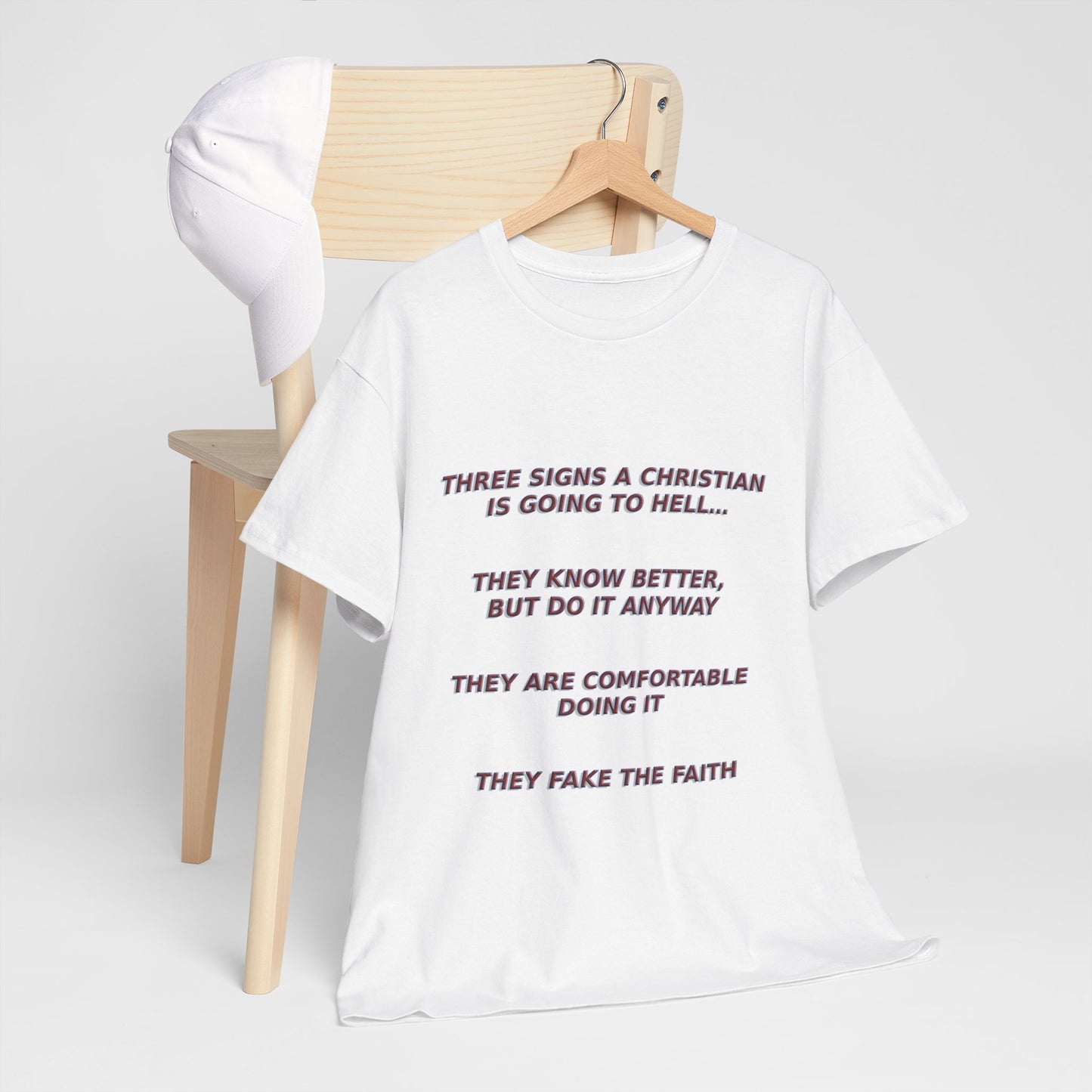Christian Going To Hell Signs - Religious T-Shirt, Faith Inspired Gift, Spiritual Apparel, Church Wear