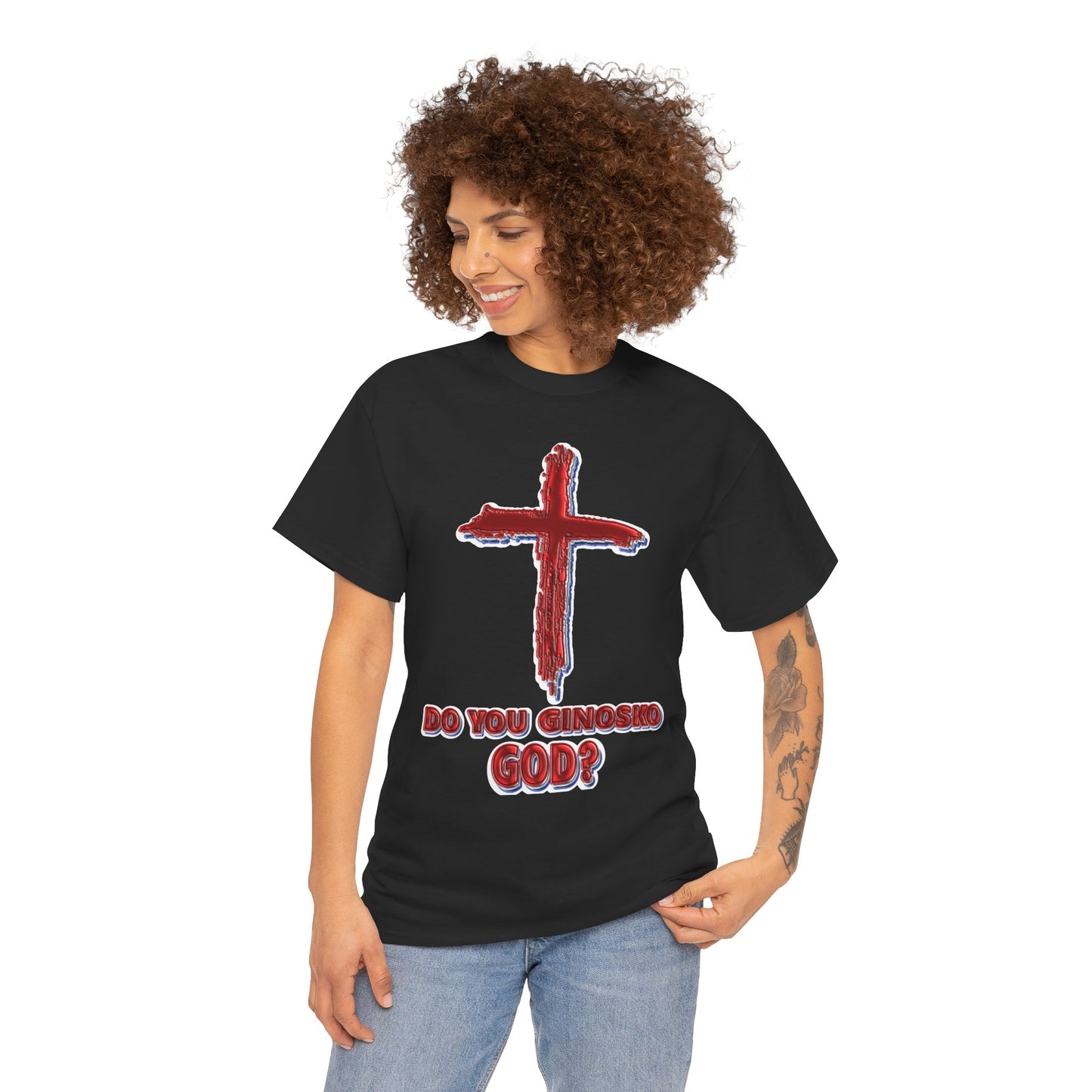 GInosko God - Religious T-Shirt, Faith Inspired Gift, Spiritual Apparel, Church Wear