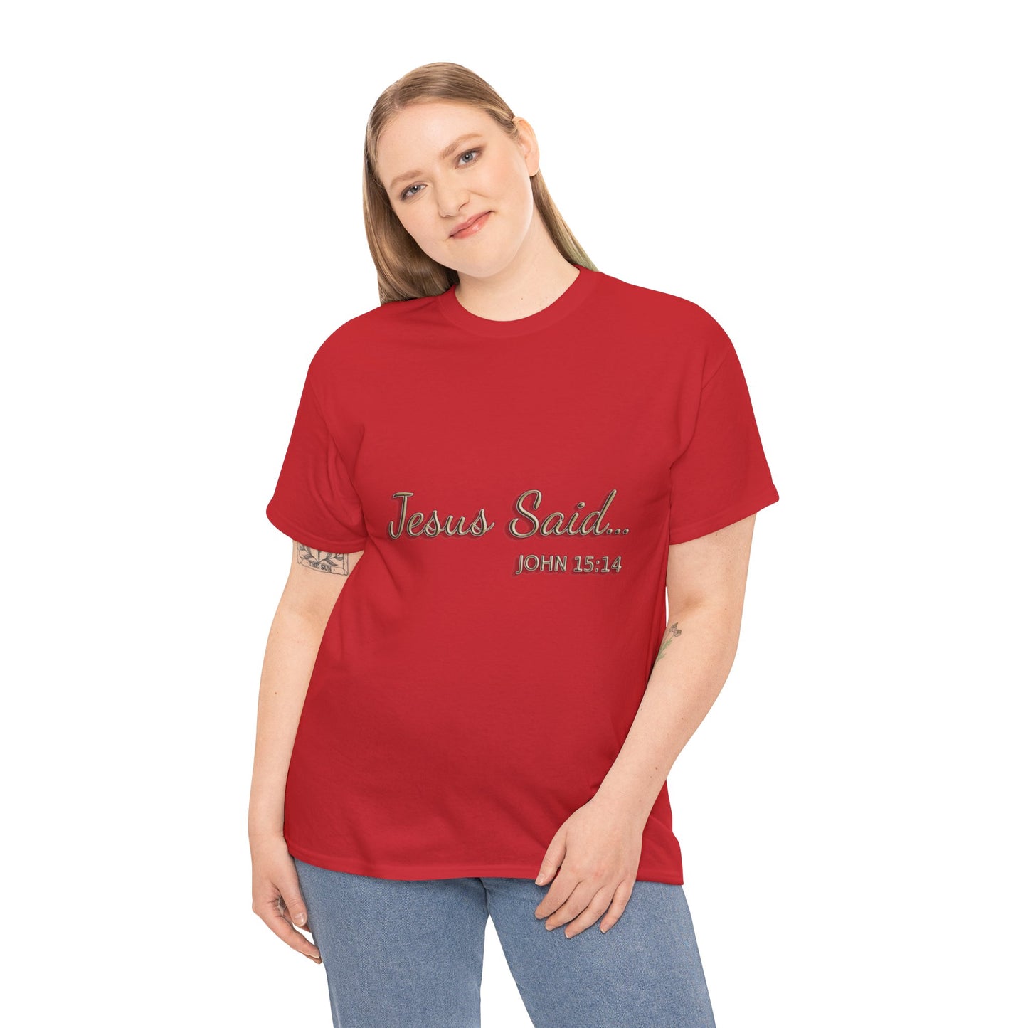 Faith Inspired T-Shirt - My Friend Is Jesus if I Follow His Commands