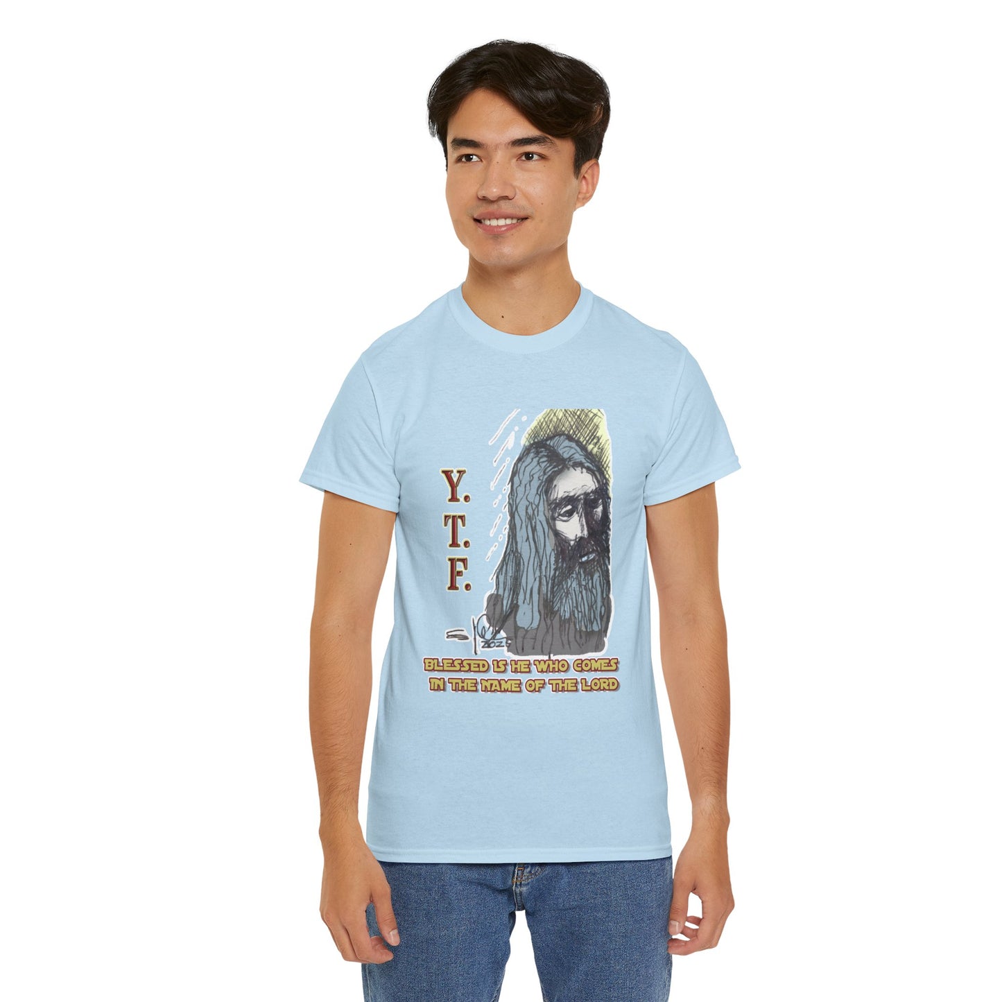 Y.T.F. the d’Avi Collection - T-Shirt, Religious T-Shirt, Faith Inspired Gift, Spiritual Apparel, Church Wear