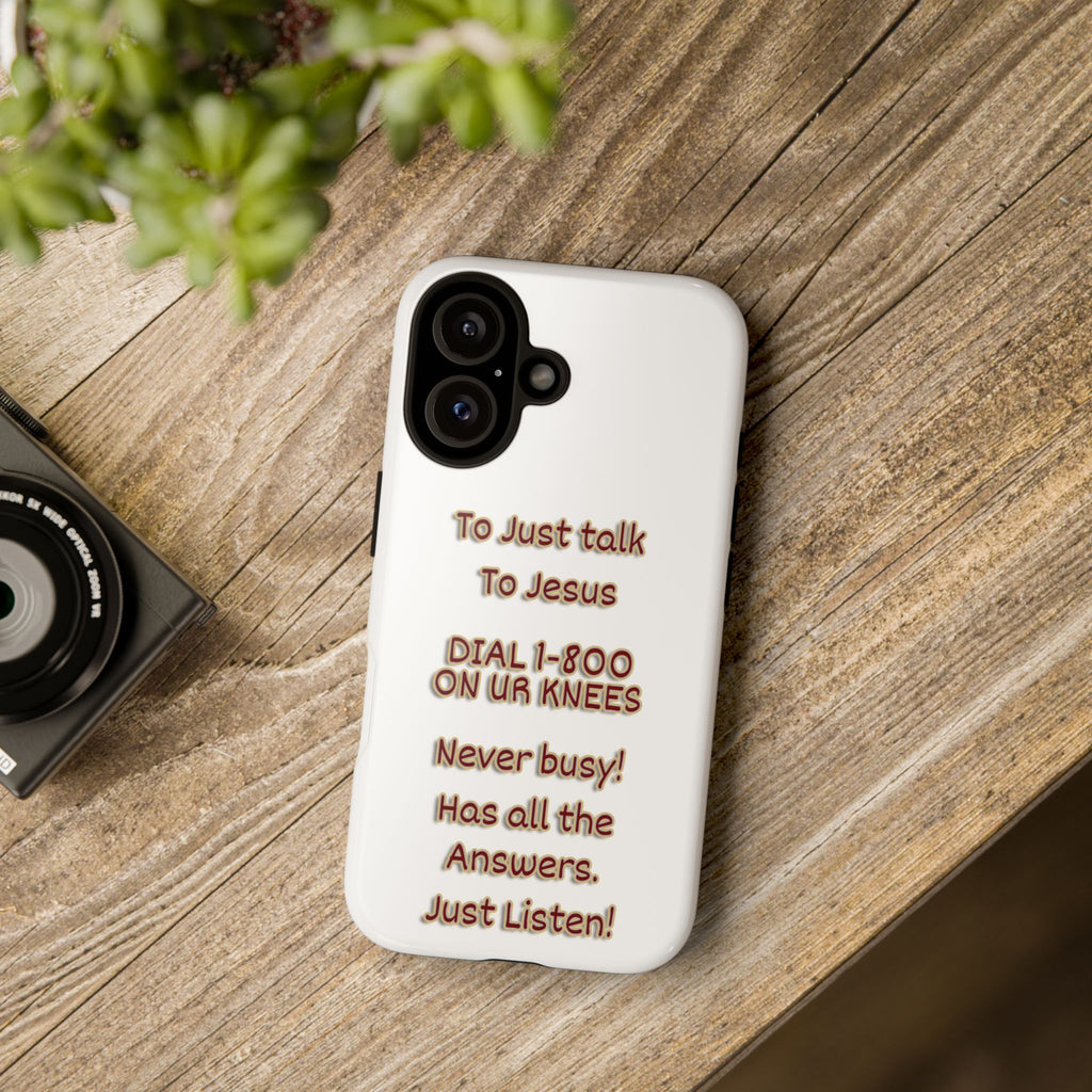Dial Jesus anytimePhone Case**