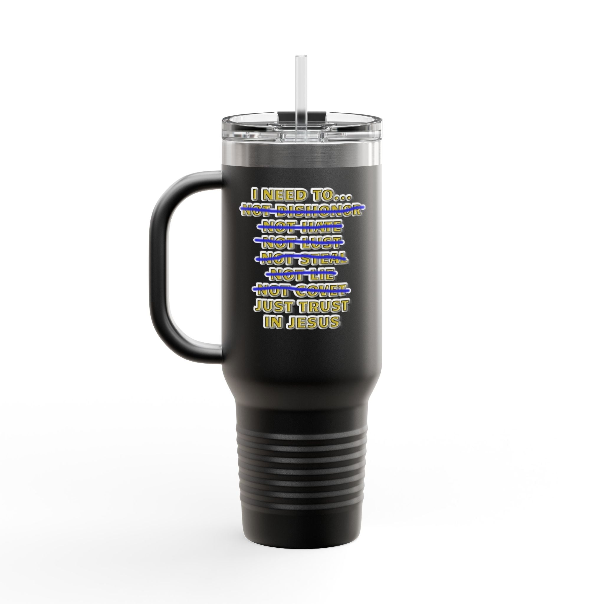 Insulated Travel Mug, 40oz | Perfect for Daily Motivation, Coffee Lovers, Christian Gifts, Travel, and Nature Adventures