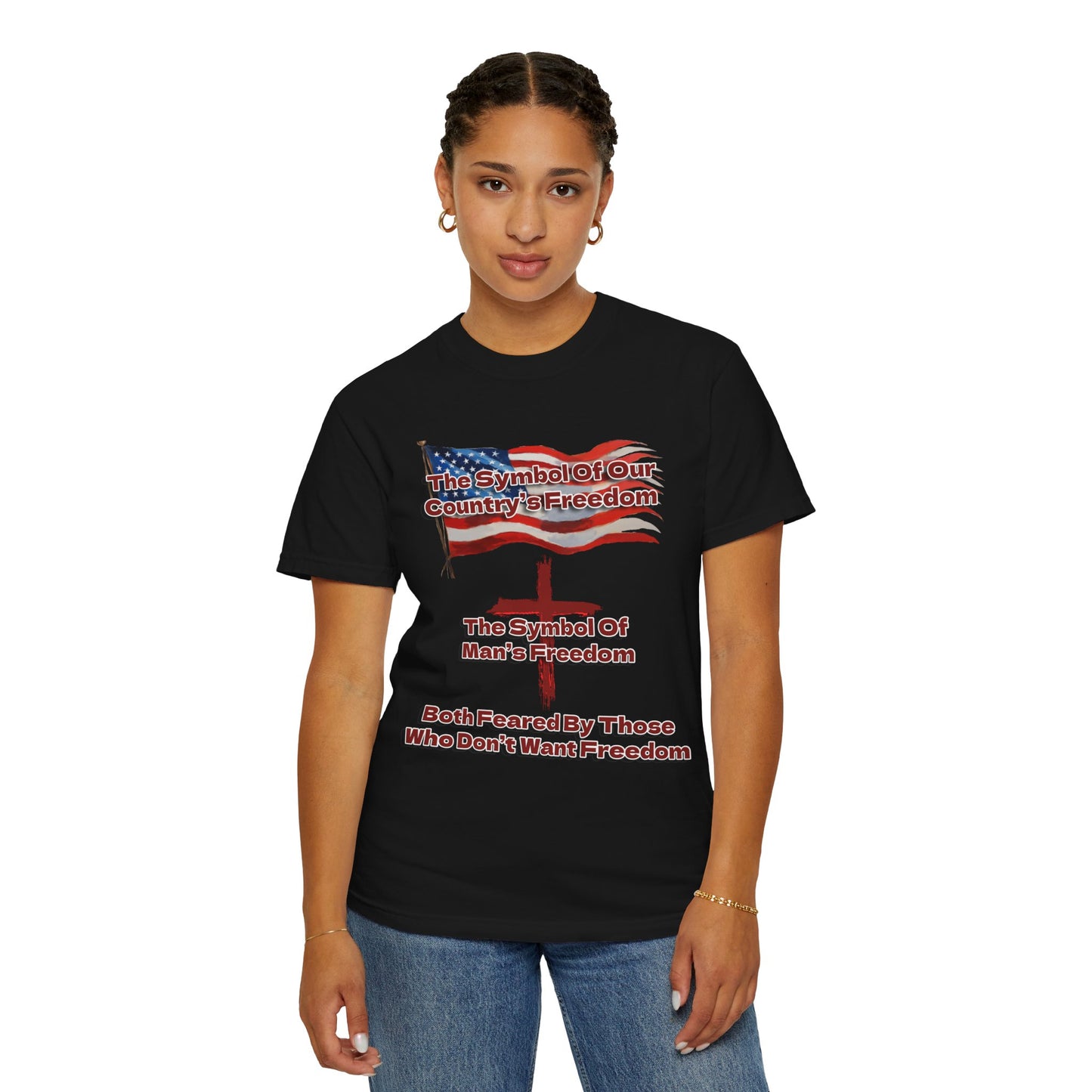 Our Freedom Makers Christian T-Shirt | Faith-Inspired Comfort Colors Apparel | Patriotic Spiritual Wear
