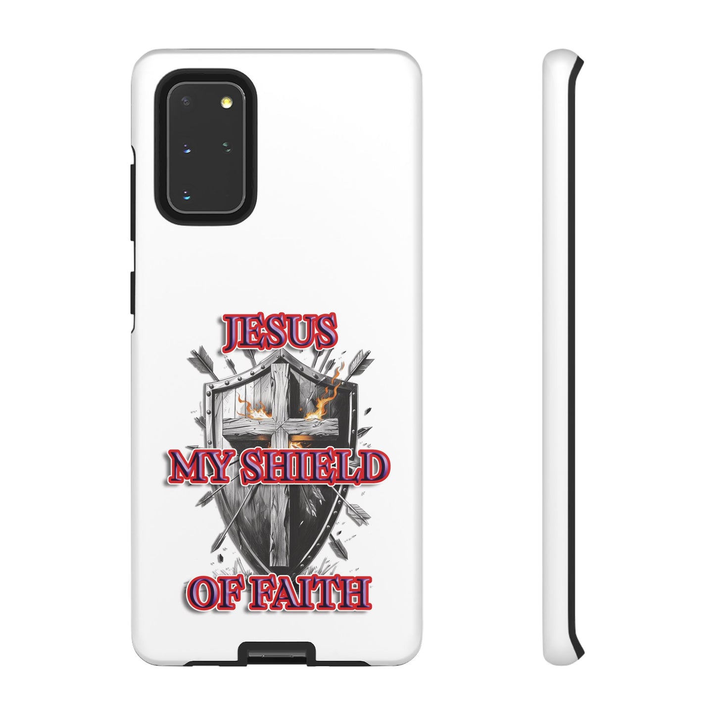 Faith-Inspired Phone Case | Jesus My Shield of Faith | Tough Cases, Christian Gift, Religious Decor, Inspirational Phone Cover, [...]