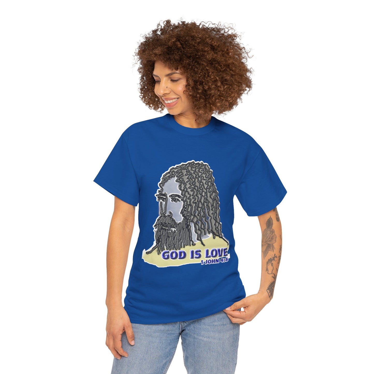God is love the d’Avi Collection - T-Shirt, Religious T-Shirt, Faith Inspired Gift, Spiritual Apparel, Church Wear
