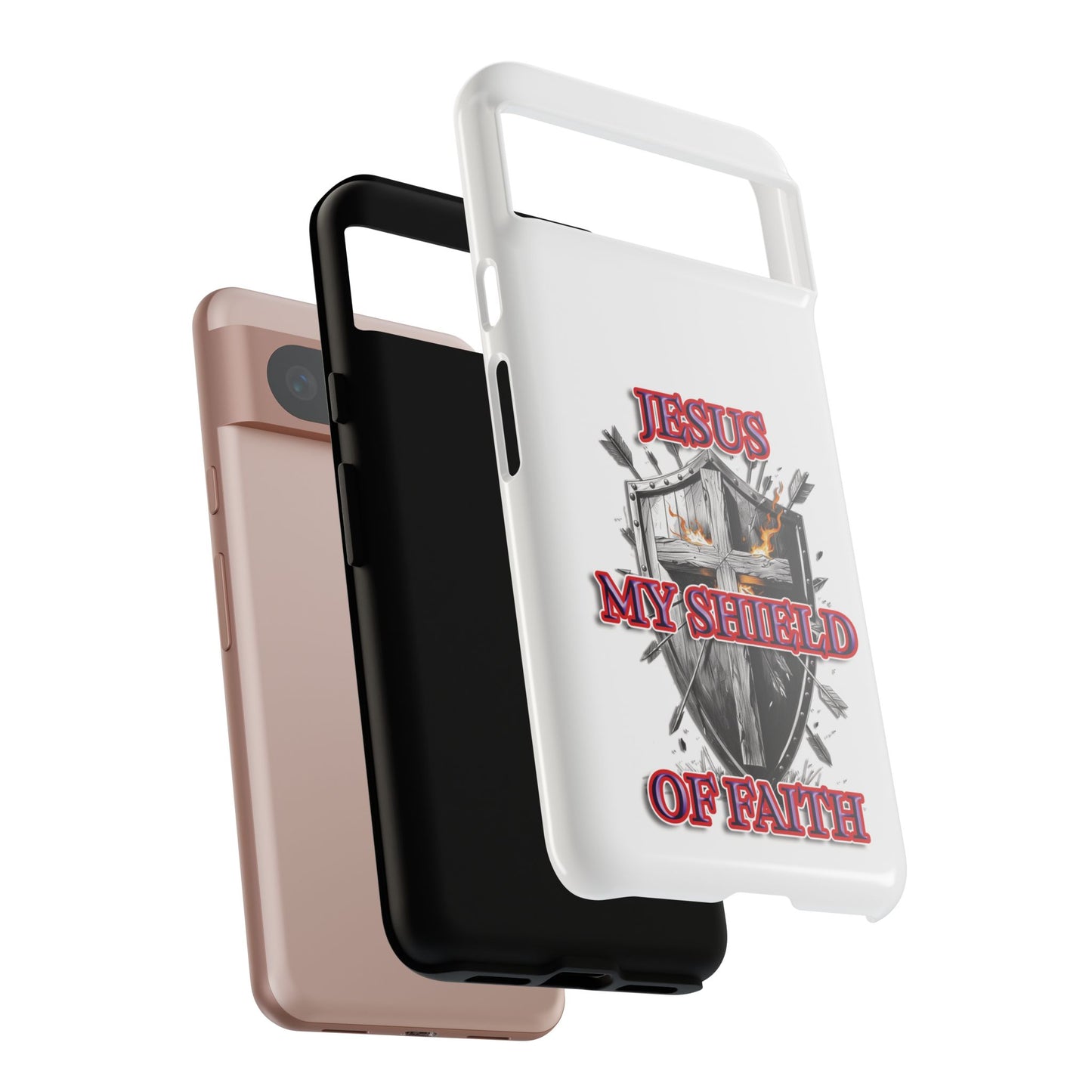 Faith-Inspired Phone Case | Jesus My Shield of Faith | Tough Cases, Christian Gift, Religious Decor, Inspirational Phone Cover, [...]
