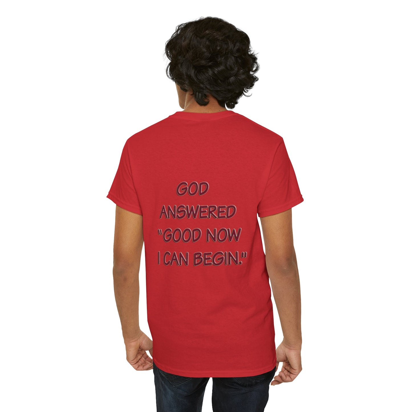 Faith Quote Unisex Tee - I'm Done, God Faith T-Shirt