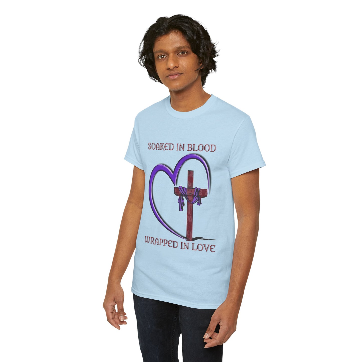 Wrapped in love - T-shirt - Religious T-Shirt, Faith Inspired Gift, Spiritual Apparel, Church Wear