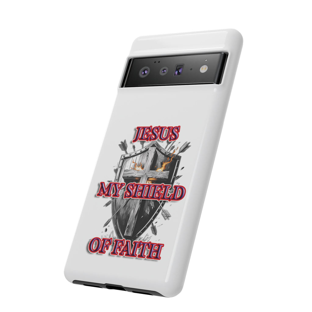 Shield | Phone Case | Jesus My Shield of Faith | Tough Cases, Christian Gift, Religious Decor, Inspirational Phone Cover, [...]