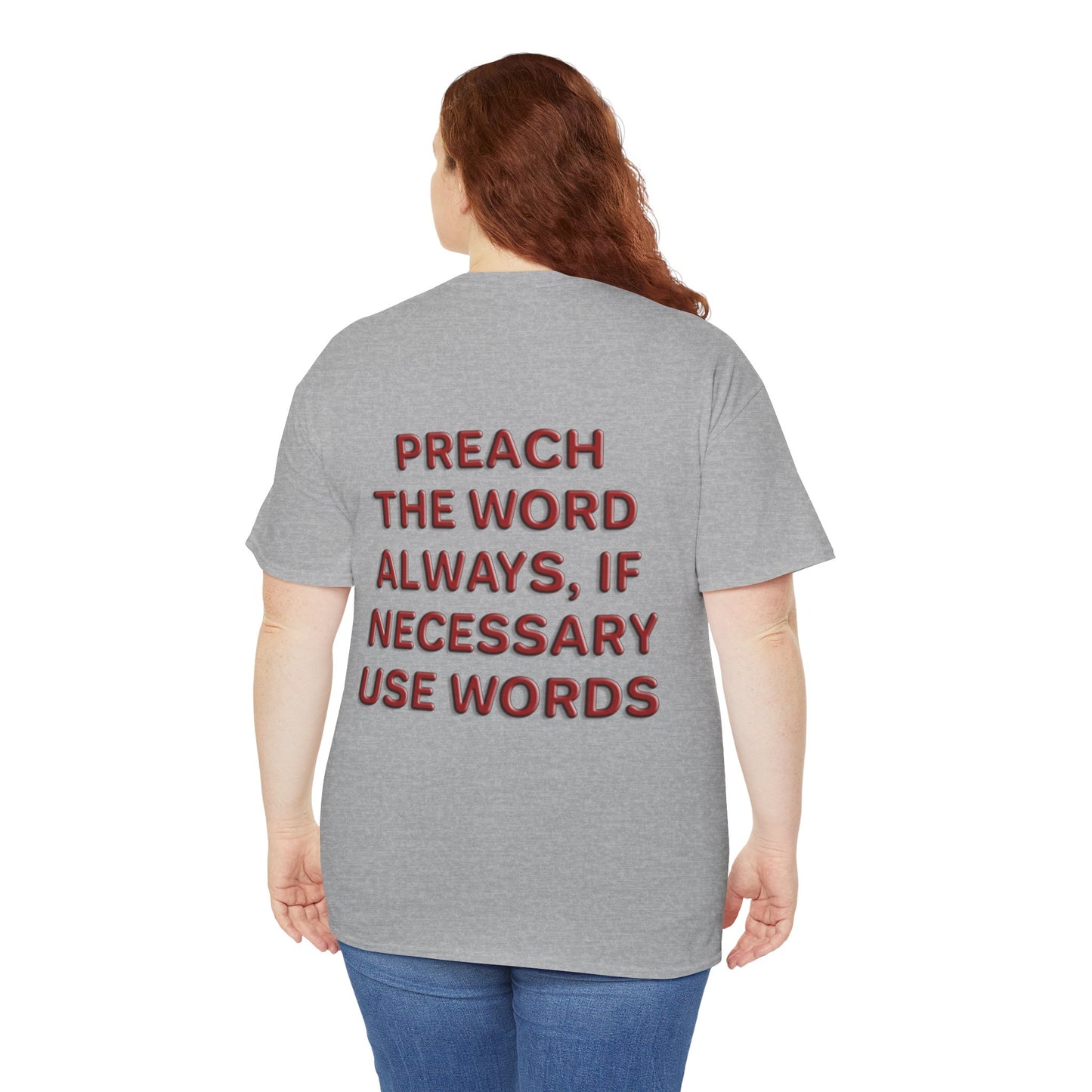 Preach the d’Avi Collection - T-Shirt, Religious T-Shirt, Faith Inspired Gift, Spiritual Apparel, Church Wear