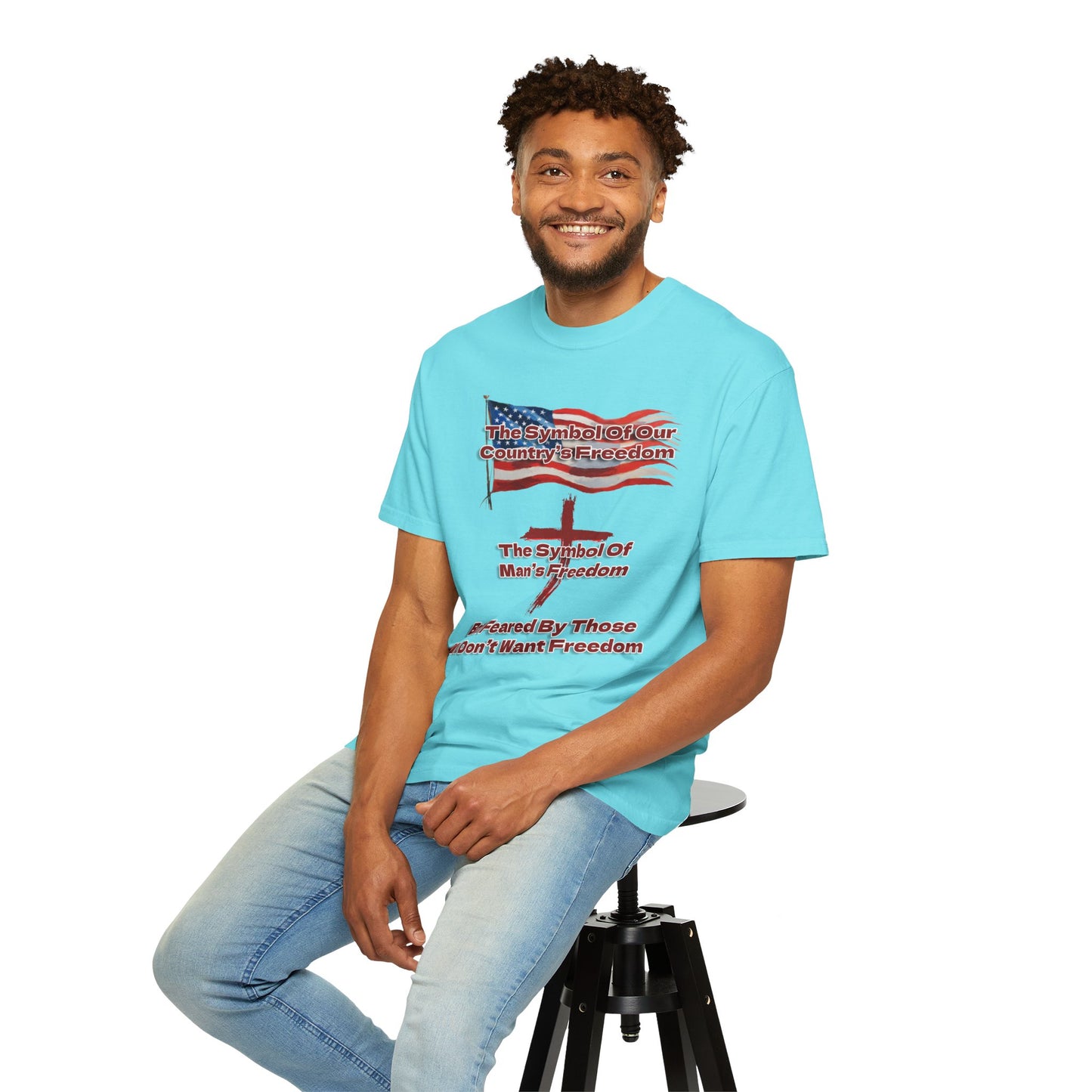 Our Freedom Makers Christian T-Shirt | Faith-Inspired Comfort Colors Apparel | Patriotic Spiritual Wear